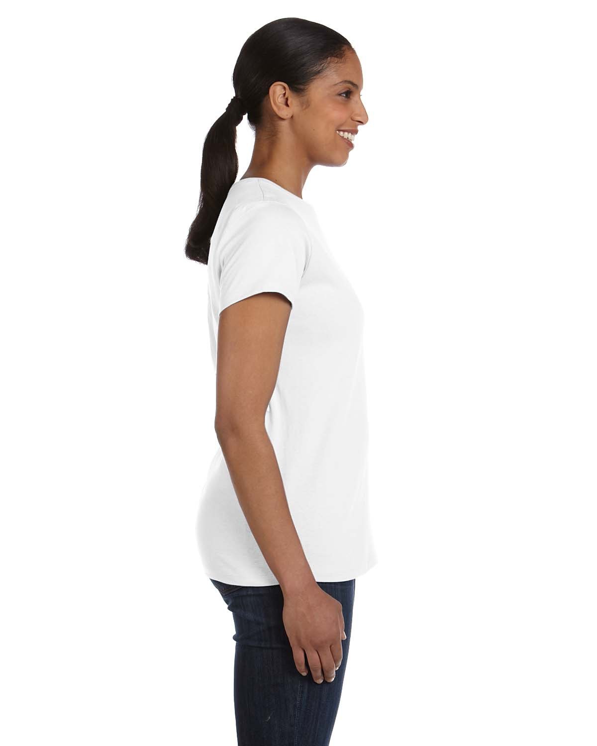 5680 Hanes Ladies Essentials Relaxed Fit T-Shirt - Siide Image