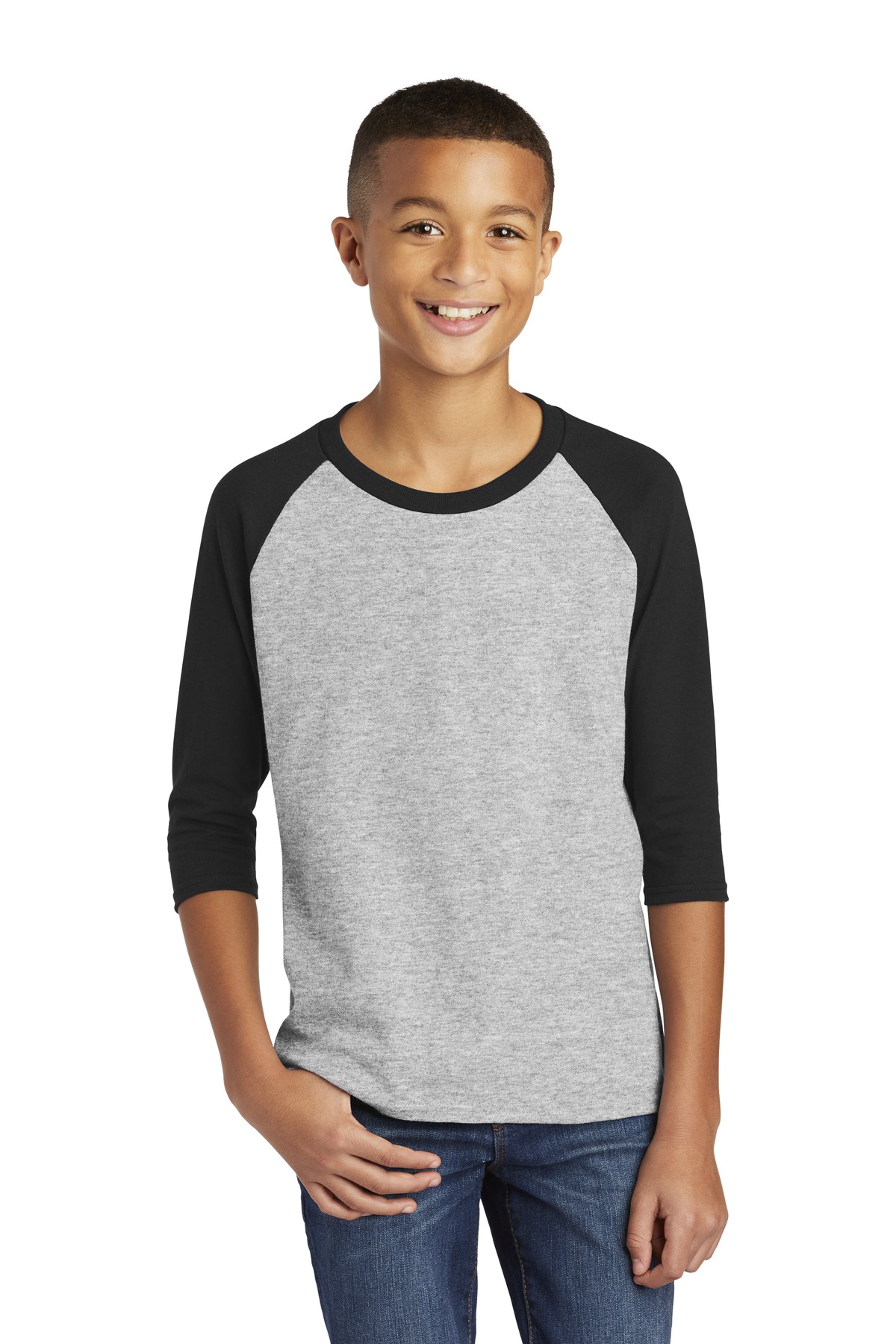 5700B Gildan Heavy Cotton Youth Raglan Three-Quarter Sleeve T-Shirt 5700B Gildan Heavy Cotton Youth Raglan Three-Quarter Sleeve T-Shirt
