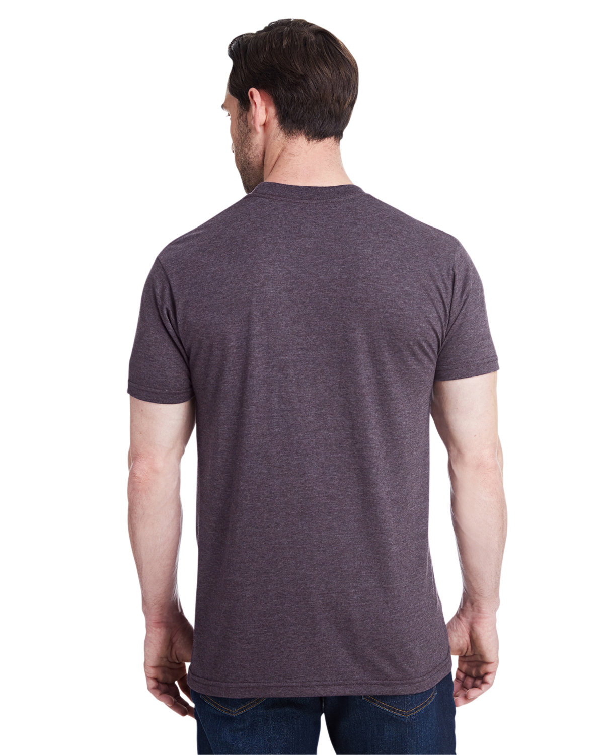 5710 Bayside USA-Made Triblend Crew - Back Image