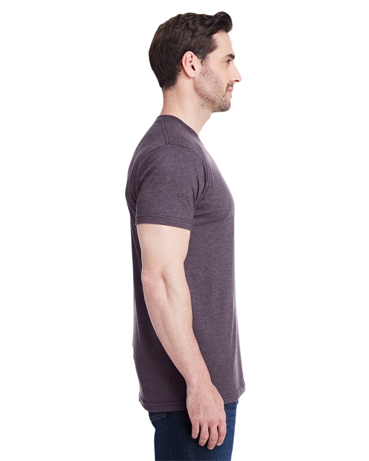 5710 Bayside USA-Made Triblend Crew - Siide Image