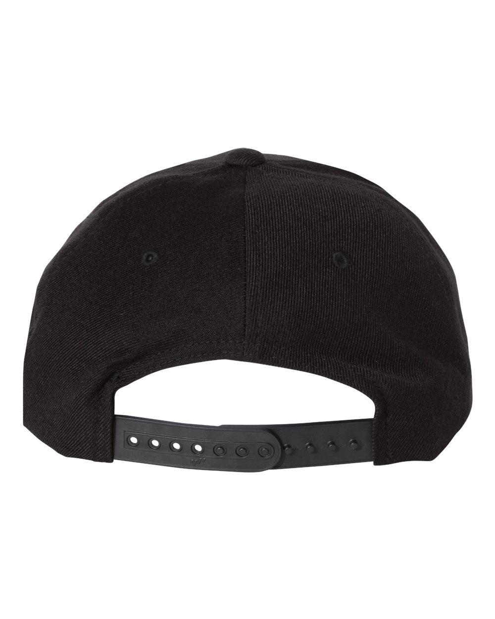 5789M Yupoong Classic Premium Snapback Cap - Back Image