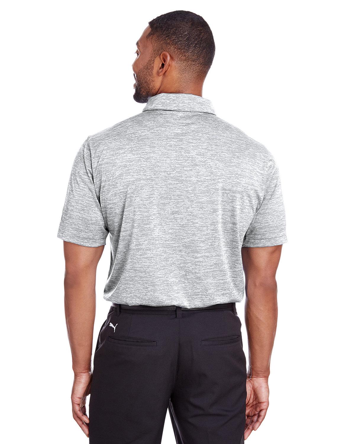 596801 Puma Mens Icon Heather Polo - Back Image