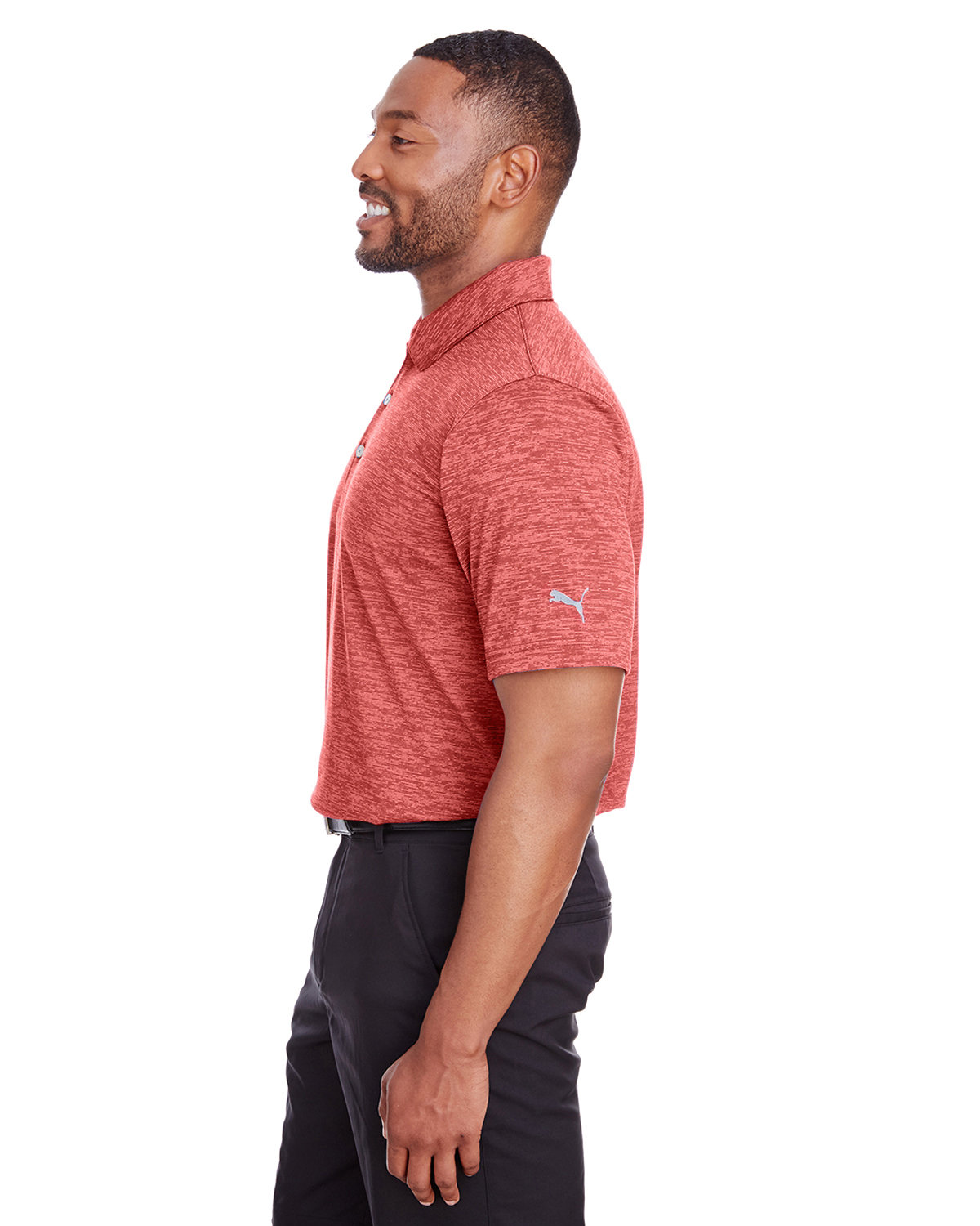 596801 Puma Mens Icon Heather Polo - Siide Image