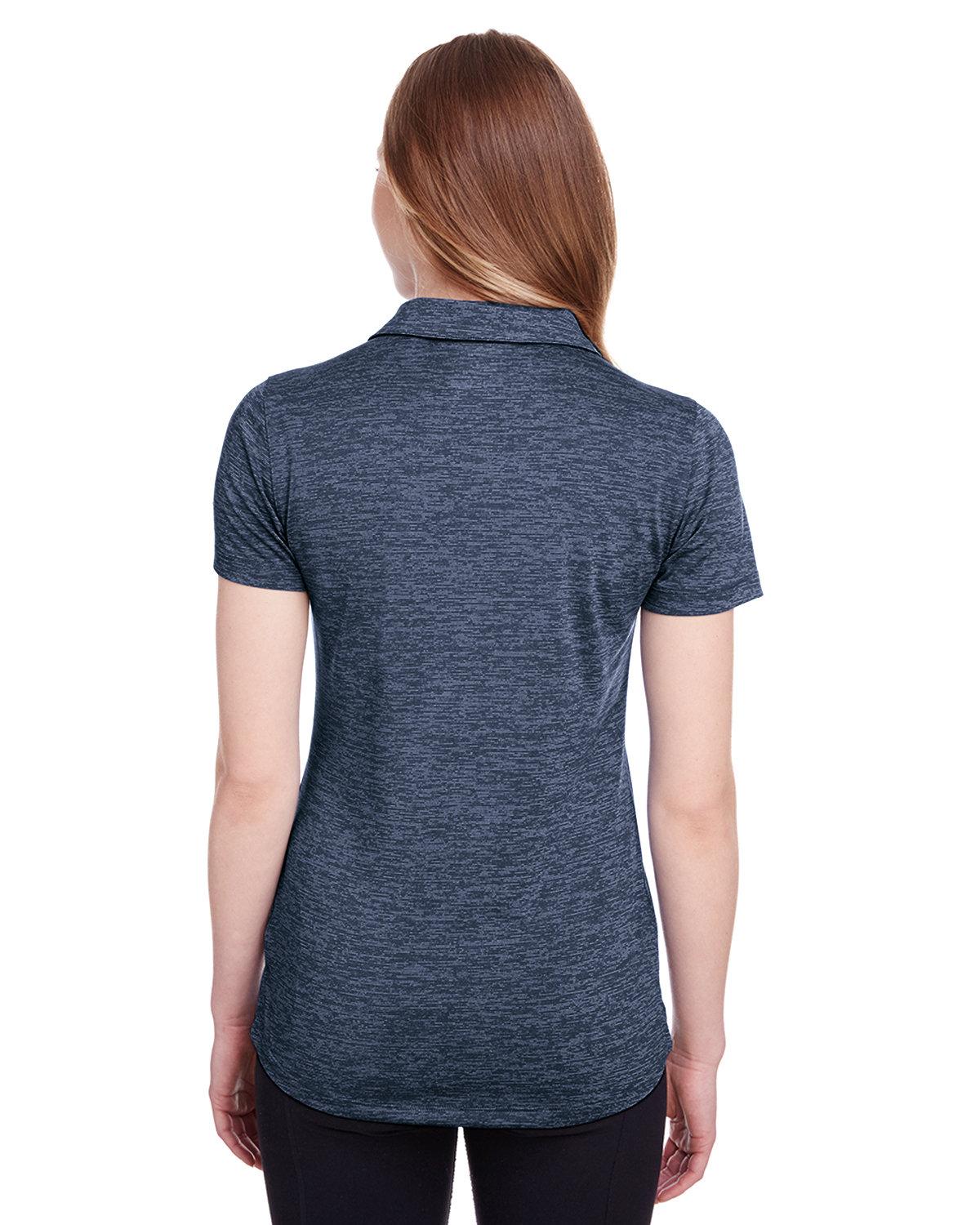 596802 Puma Ladies Icon Heather Polo - Back Image