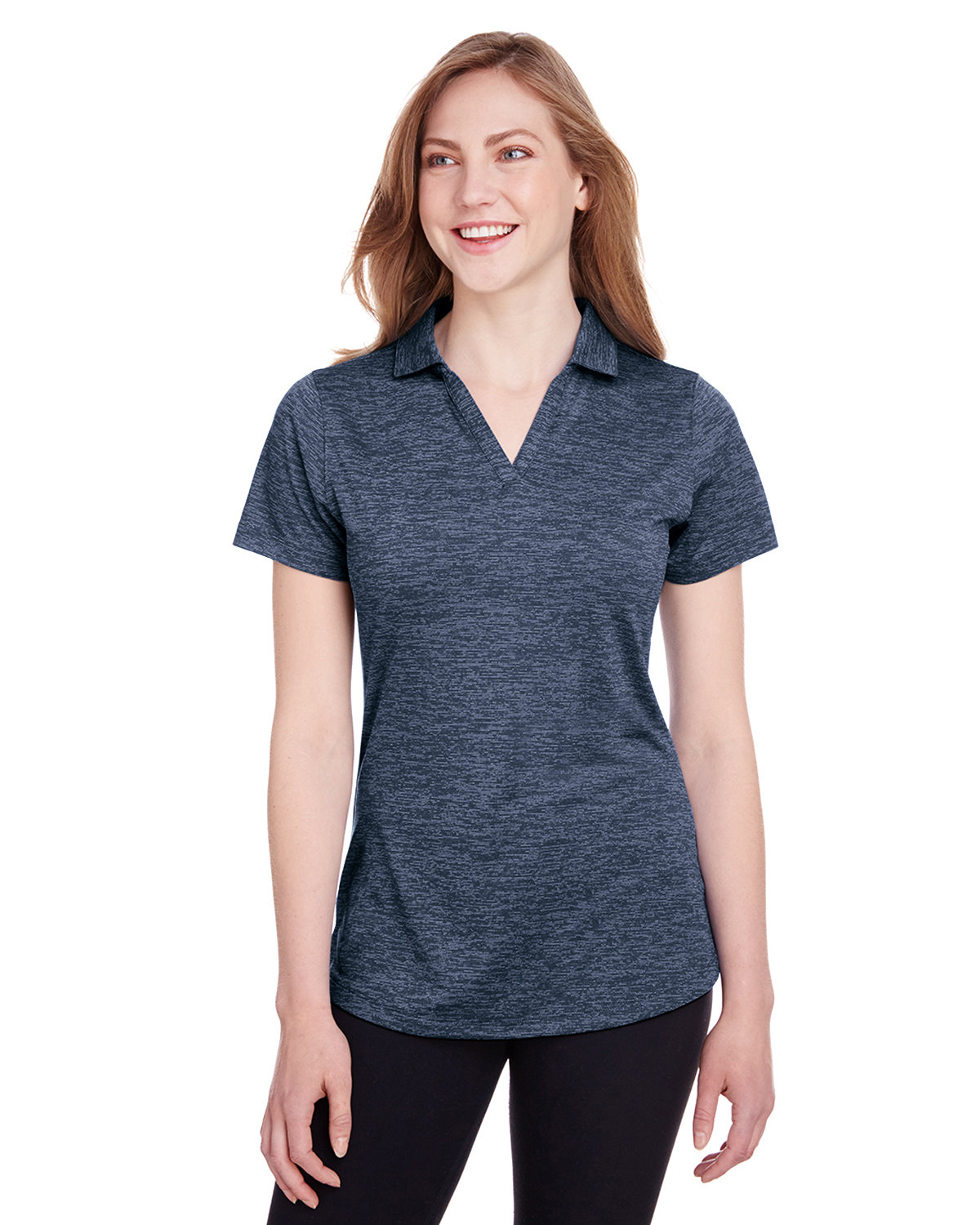 596802 Puma Ladies Icon Heather Polo