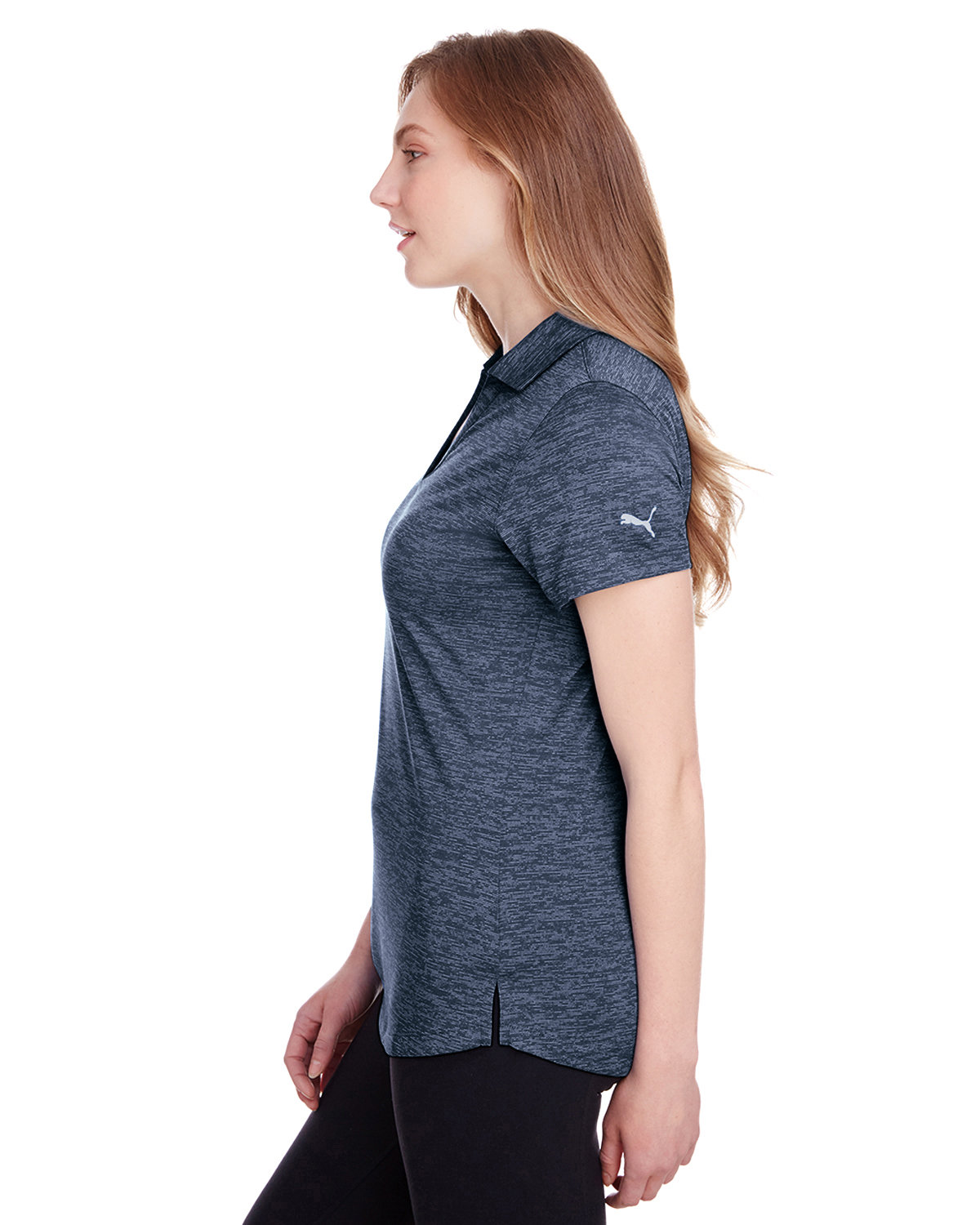 596802 Puma Ladies Icon Heather Polo - Siide Image