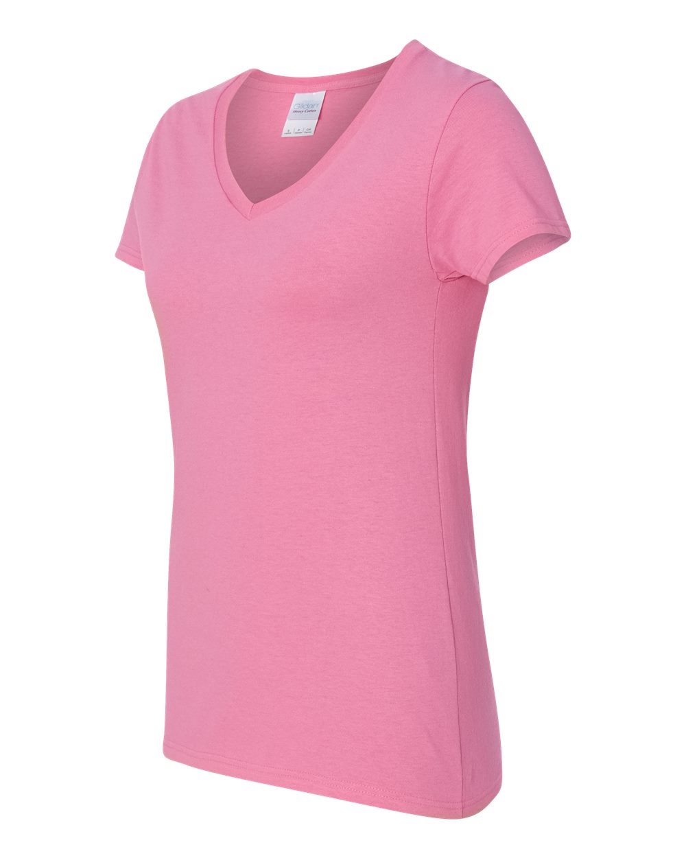 5V00L Gildan Heavy Cotton Women’s V-Neck T-Shirt - Siide Image