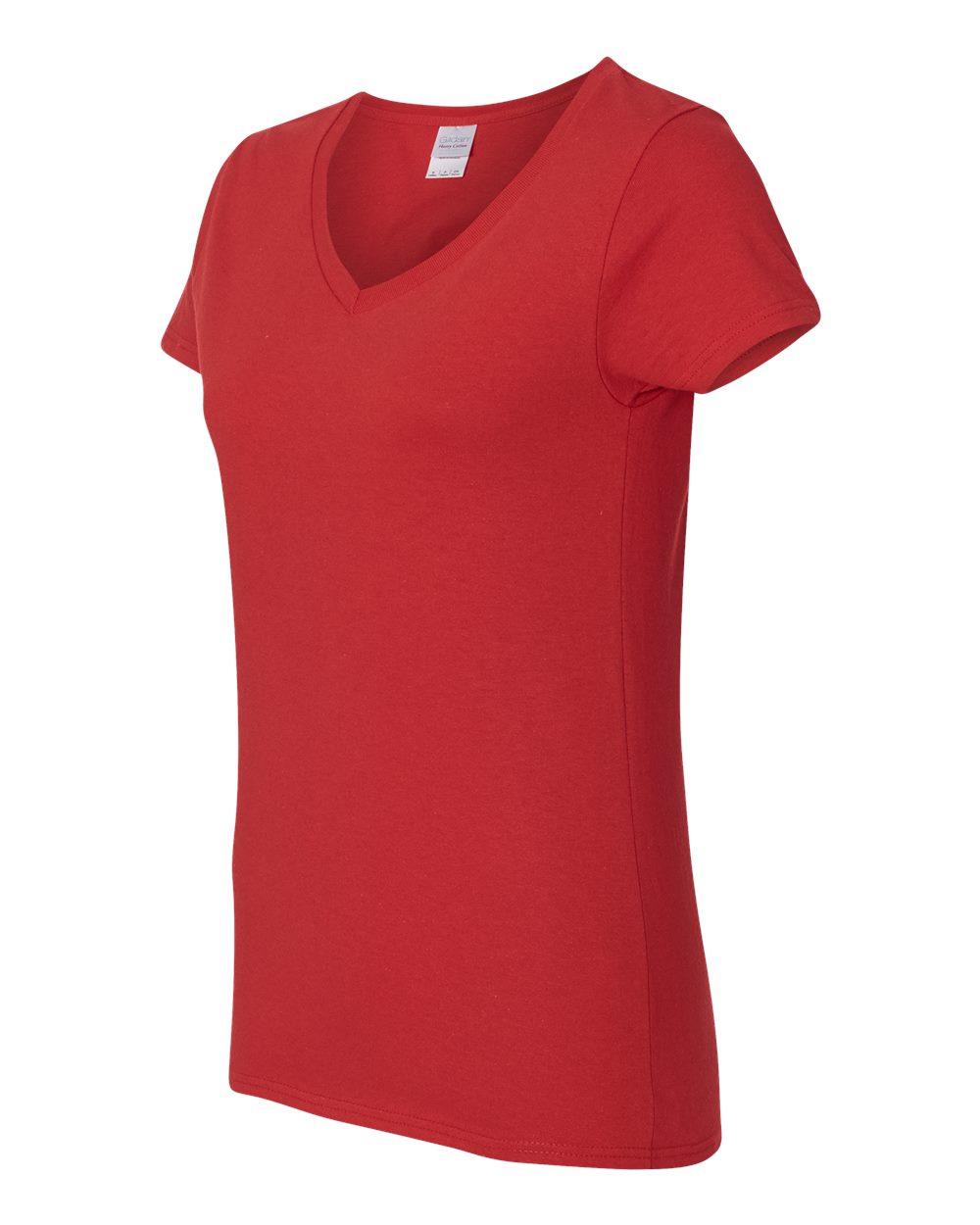 5V00L Gildan Heavy Cotton Women’s V-Neck T-Shirt - Siide Image