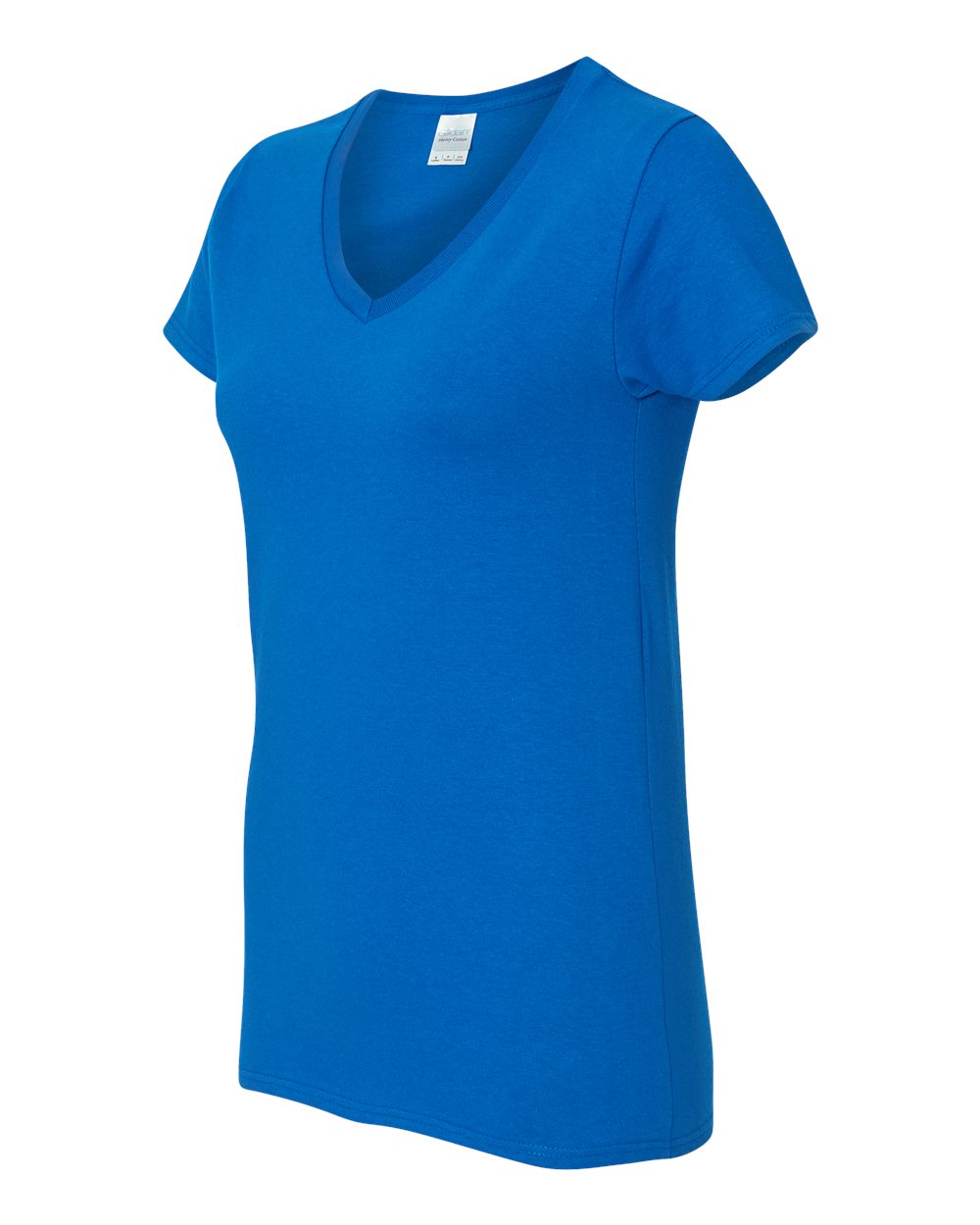5V00L Gildan Heavy Cotton Women’s V-Neck T-Shirt - Siide Image