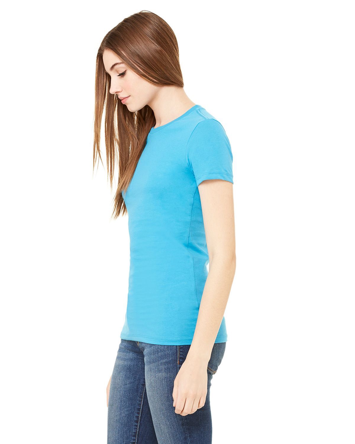 6004 Bella + Canvas Womens Slim Fit Tee - Siide Image