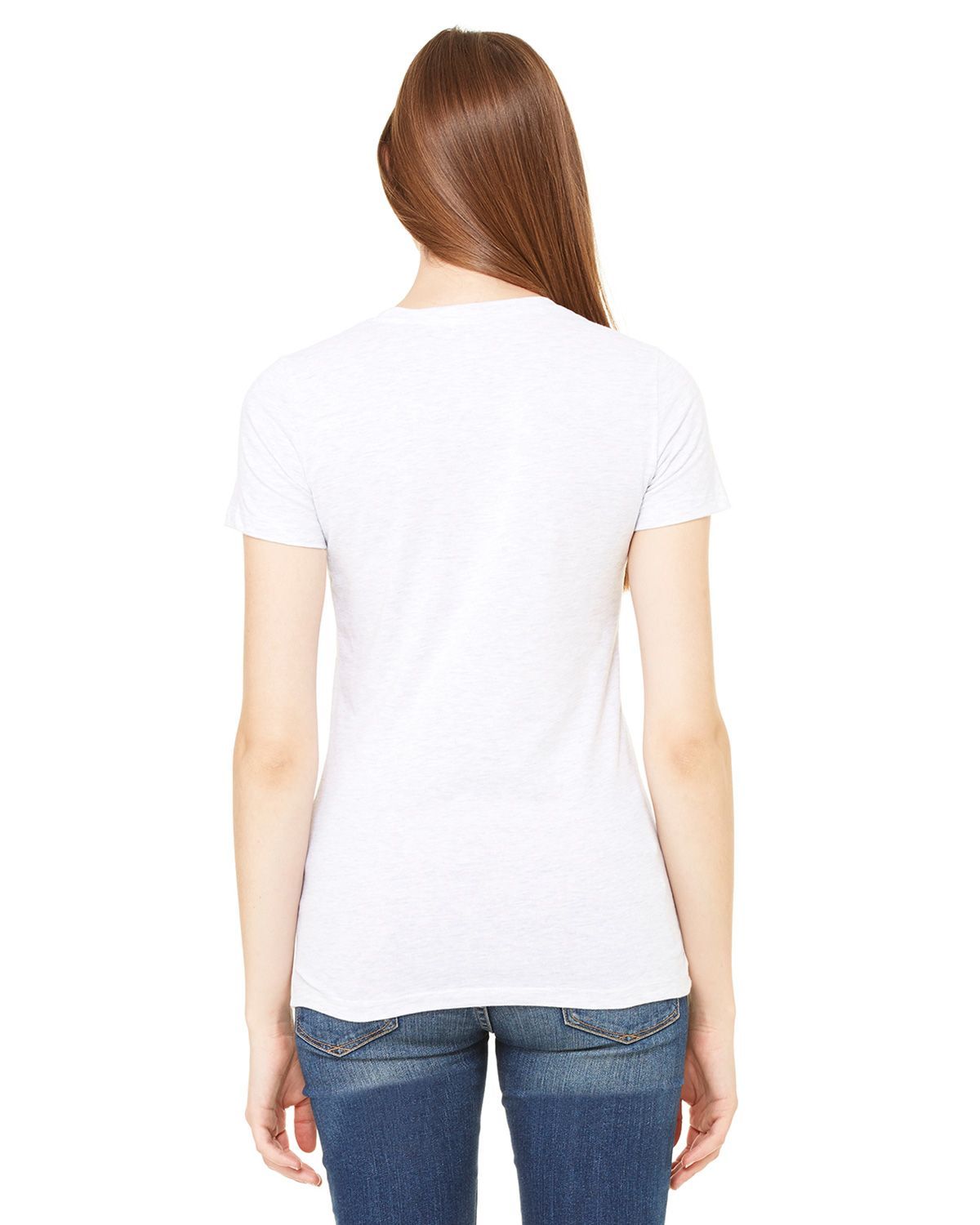 Bella + Canvas Direct to Film (DTF) 6004 Womens Slim Fit Tee Bella + Canvas Direct to Film (DTF) 6004 Womens Slim Fit Tee - Back Image