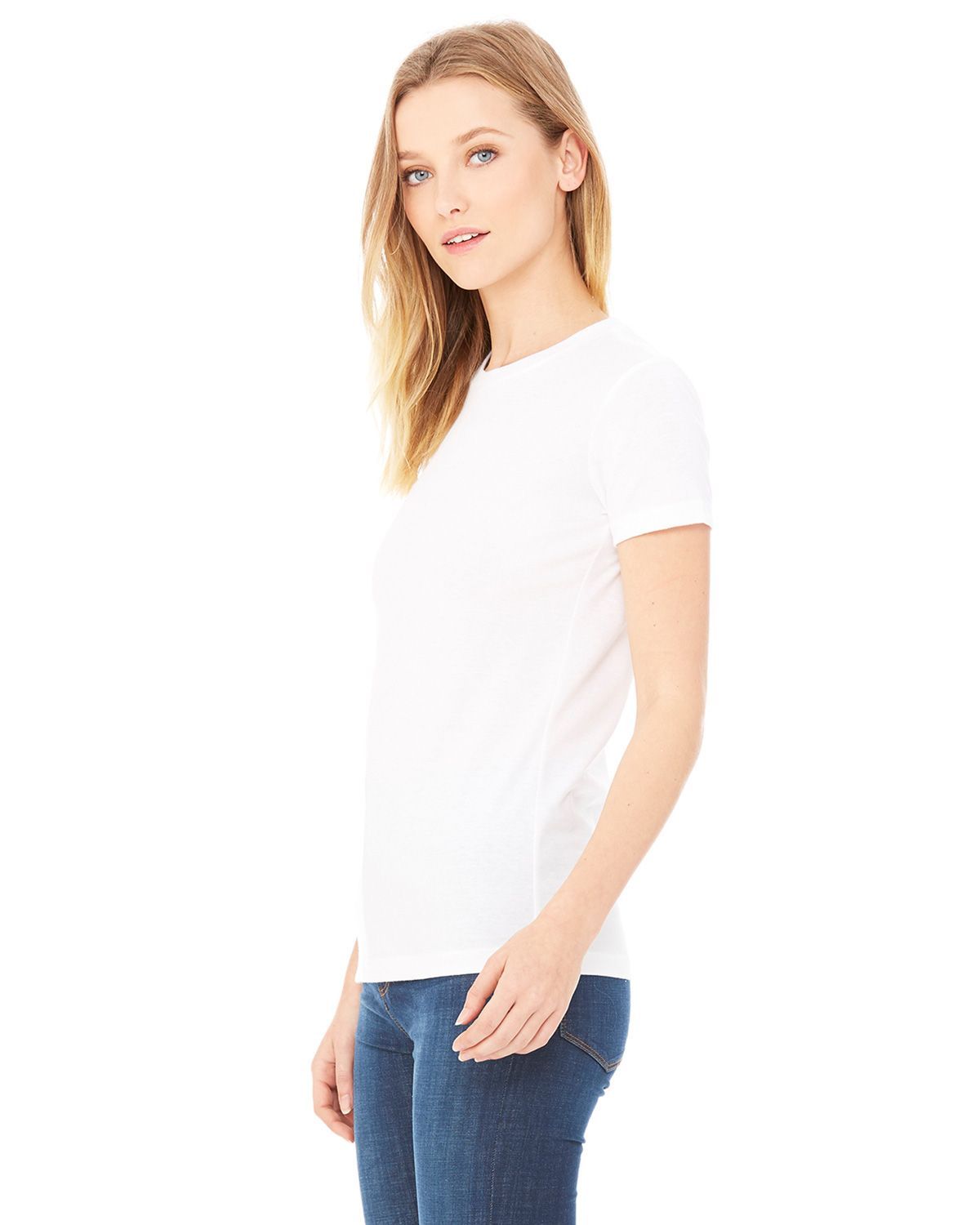 Bella + Canvas Direct to Film (DTF) 6004 Womens Slim Fit Tee Bella + Canvas Direct to Film (DTF) 6004 Womens Slim Fit Tee - Siide Image