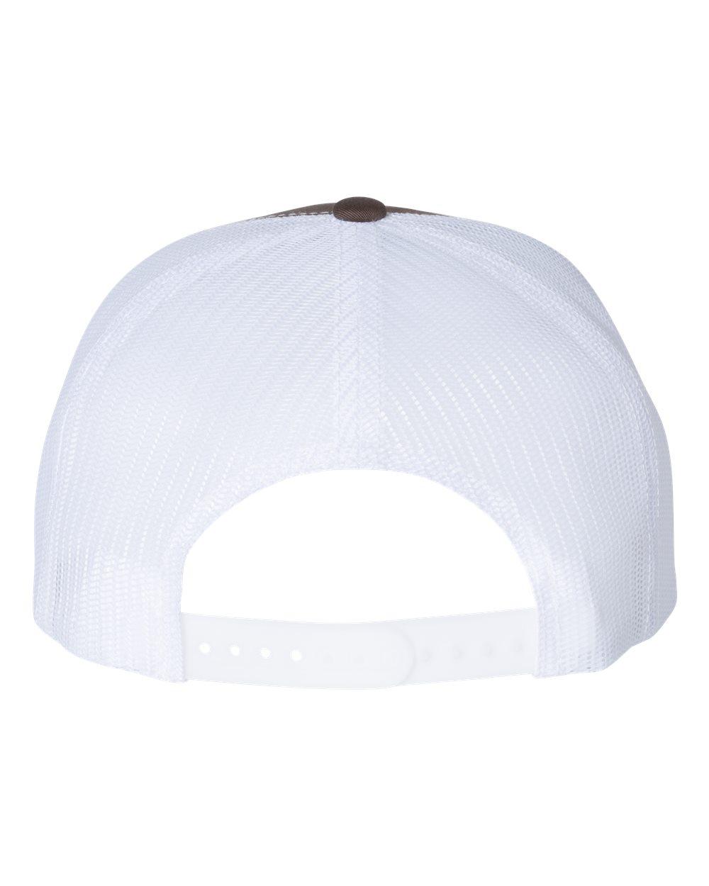 6006 Yupoong - Five-Panel Classic Trucker Cap - Back Image