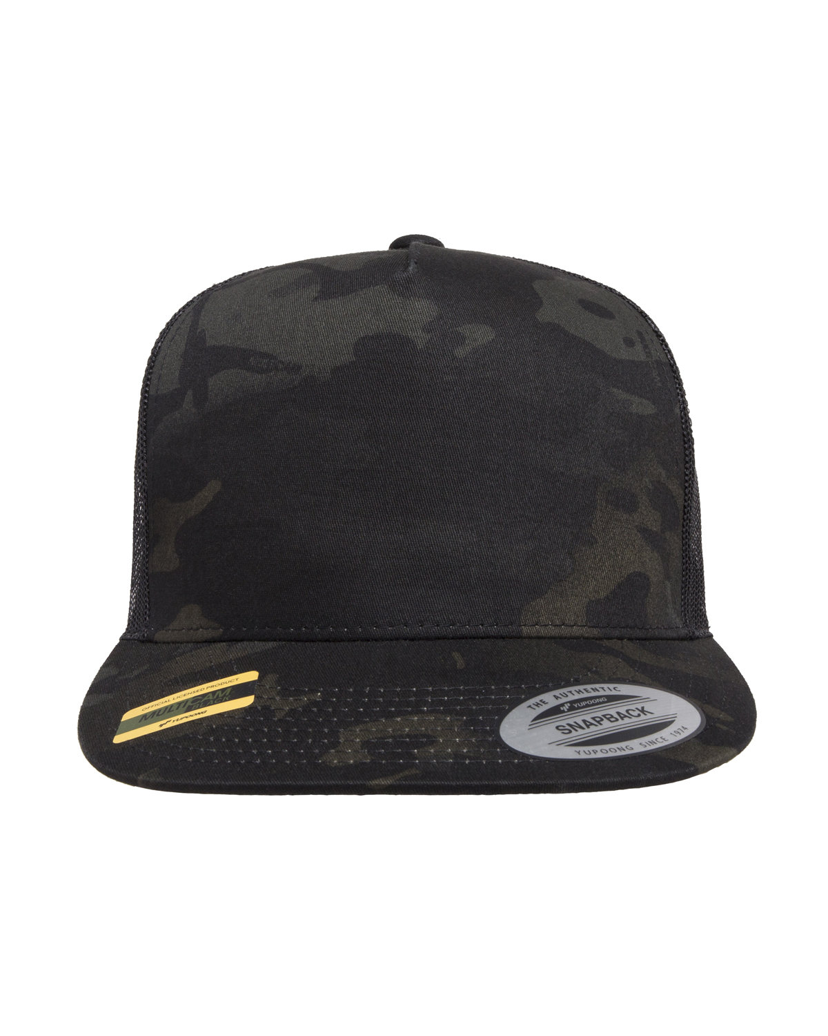 6006MC Yupoong Classics Adult 5-Panel Multicam Trucker Cap Zoom Image