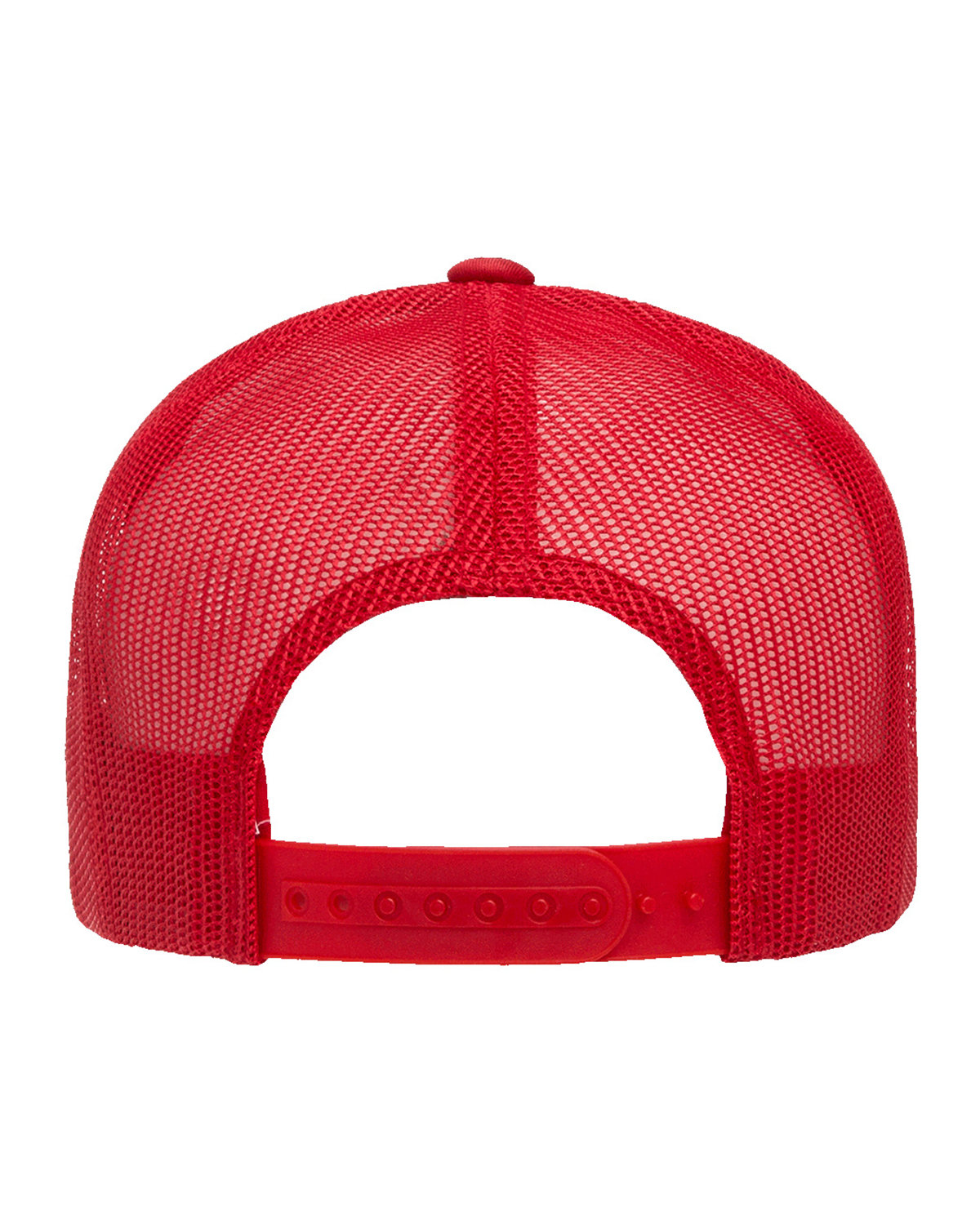 6006W Yupoong Adult Classic Trucker with White Front Panel Cap - Back Image