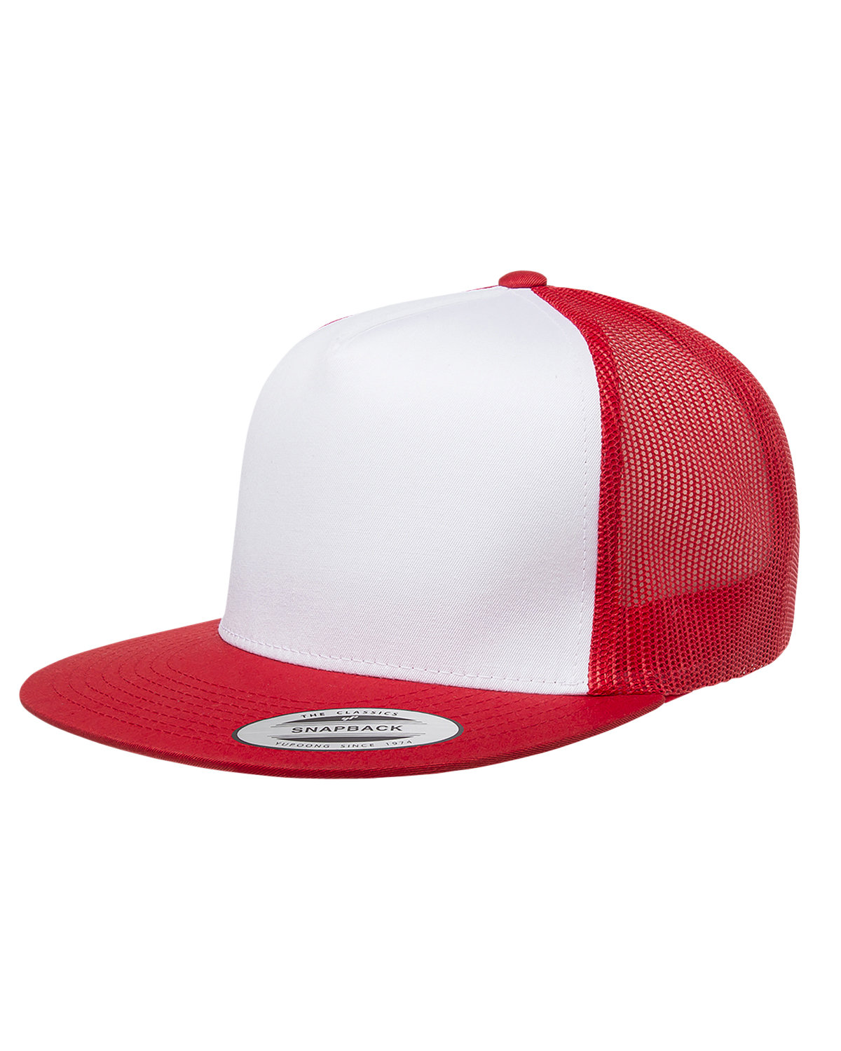 6006W Yupoong Adult Classic Trucker with White Front Panel Cap 6006W Yupoong Adult Classic Trucker with White Front Panel Cap