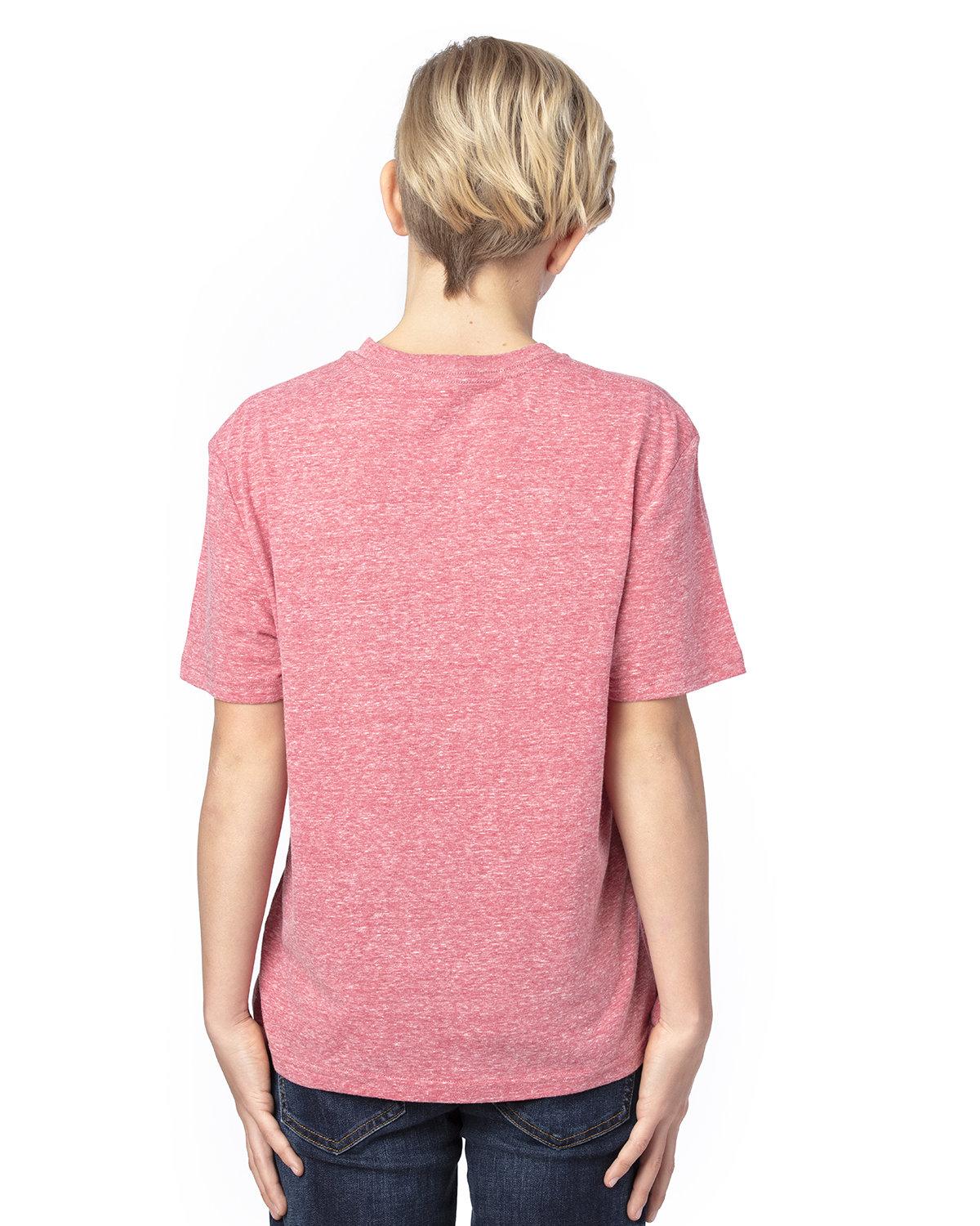 602A Threadfast Apparel Youth Triblend T-Shirt - Back Image