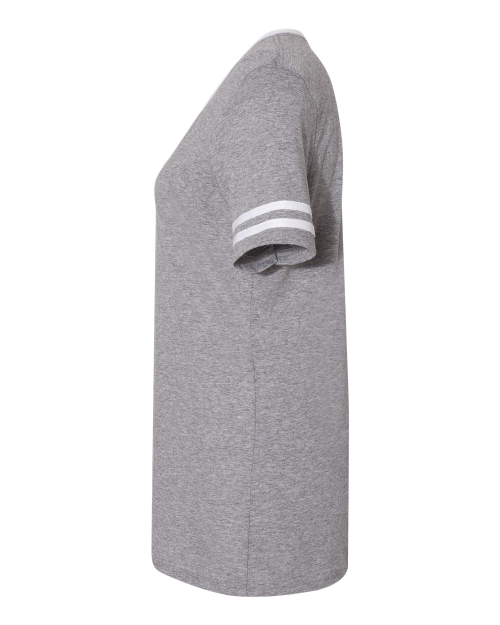 602WVR Jerzees Womens Varsity Triblend V-Neck T-Shirt - Siide Image