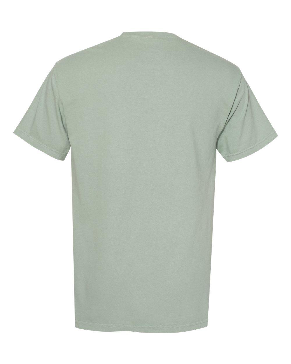 6030 Comfort Colors 100% Cotton Garment-Dyed Pocket T-Shirt - Back Image