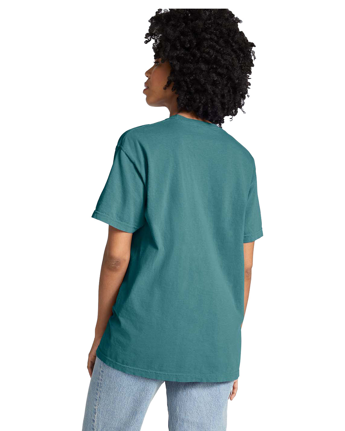 6030CC Comfort Colors Adult Heavyweight Pocket T-Shirt - Back Image