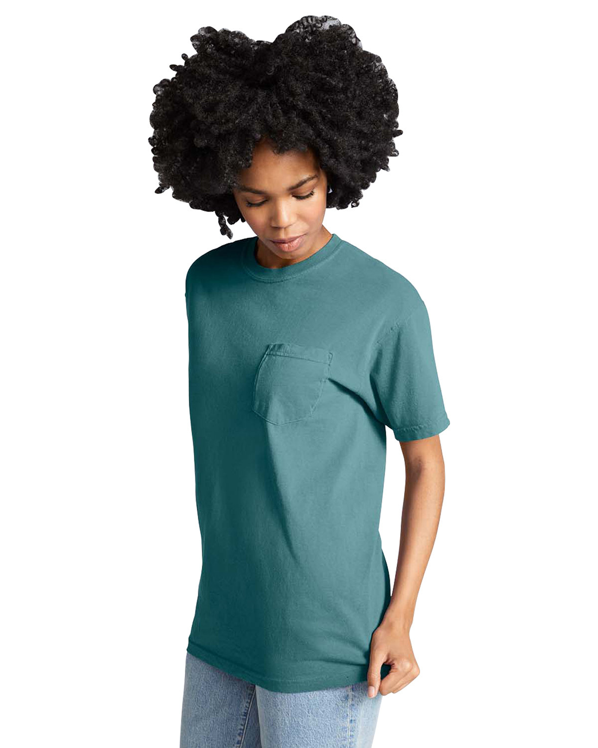 6030CC Comfort Colors Adult Heavyweight Pocket T-Shirt - Siide Image