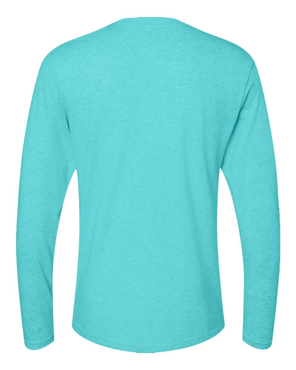 6071 Next Level Triblend Long Sleeve Crew - Back Image