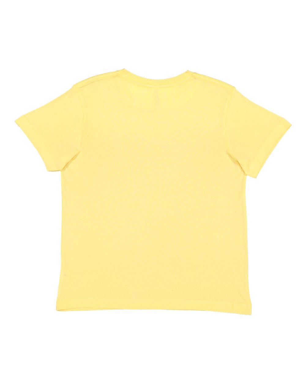 6101 LAT Youth Fine Jersey Tee - Back Image