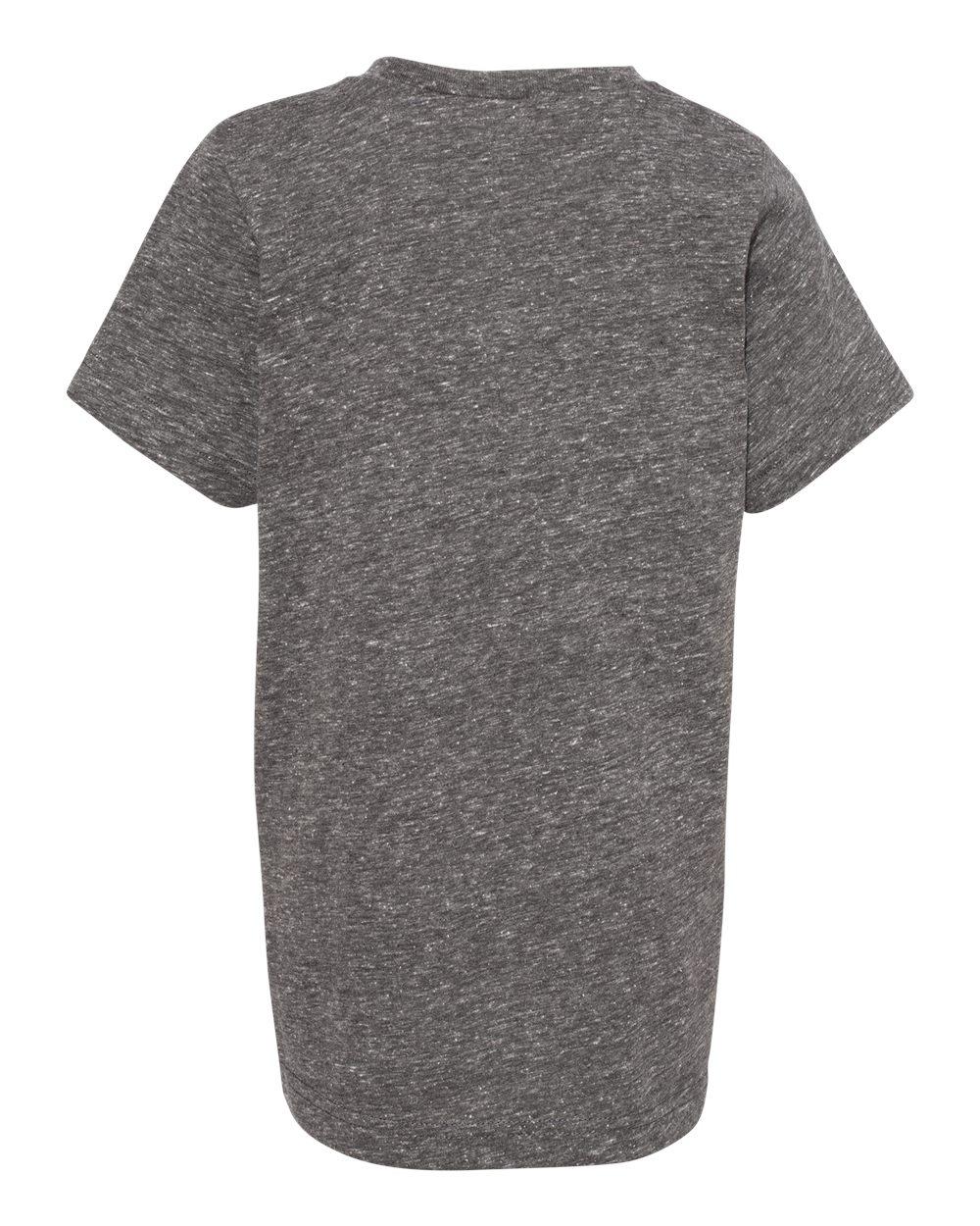 6191 LAT Youth Harborside Mélange T-Shirt - Back Image