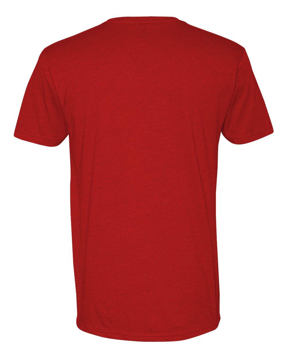 6240 Next Level Men's CVC V-Neck Short-Sleeve T-Shirt - Back Image