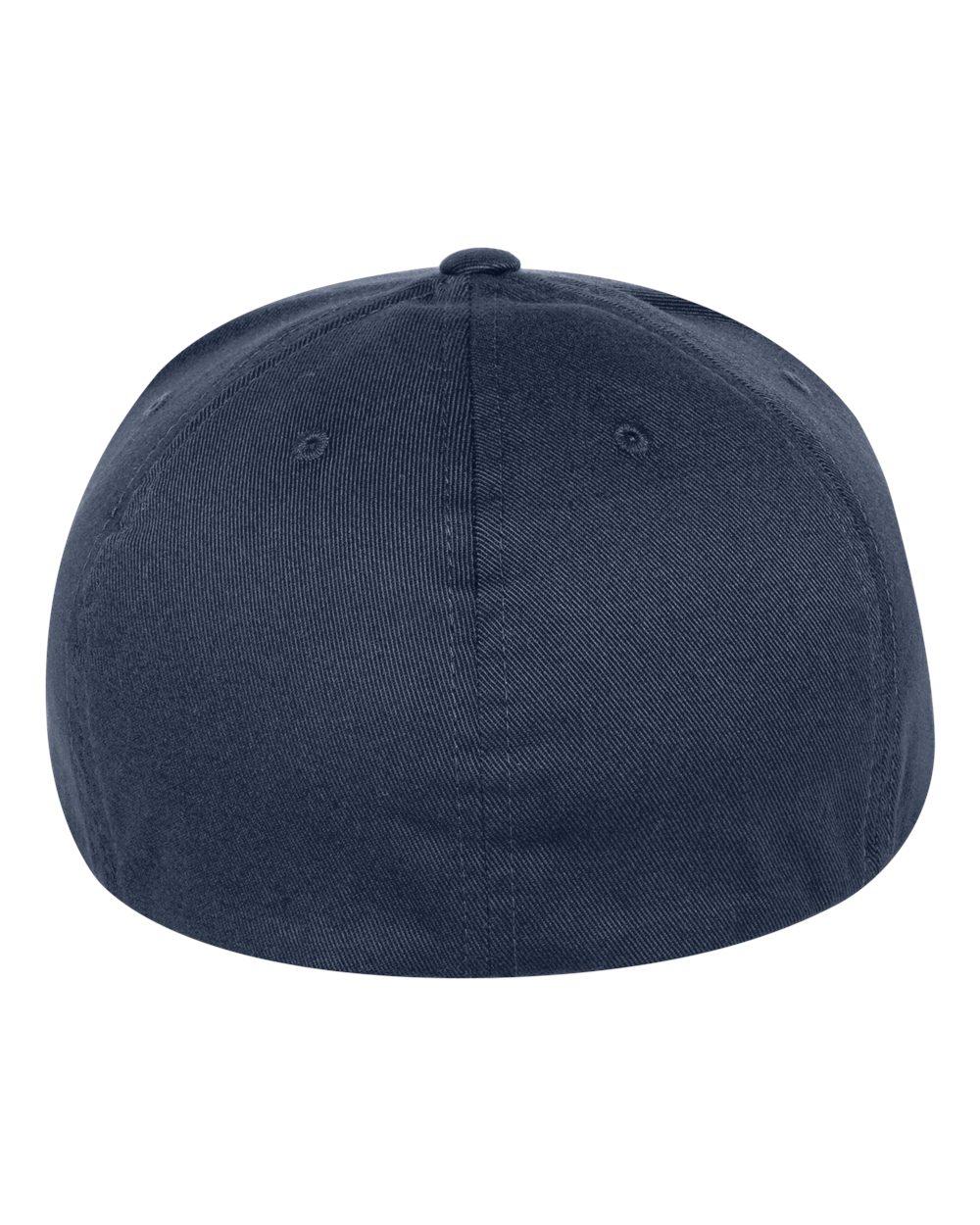 6297F Flexfit Pro-Baseball On Field Flat Bill Cap - Back Image