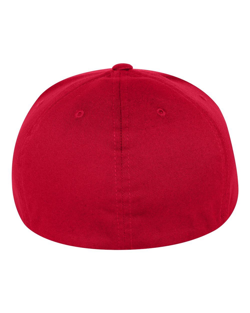 6297F Flexfit Pro-Baseball On Field Flat Bill Cap - Back Image