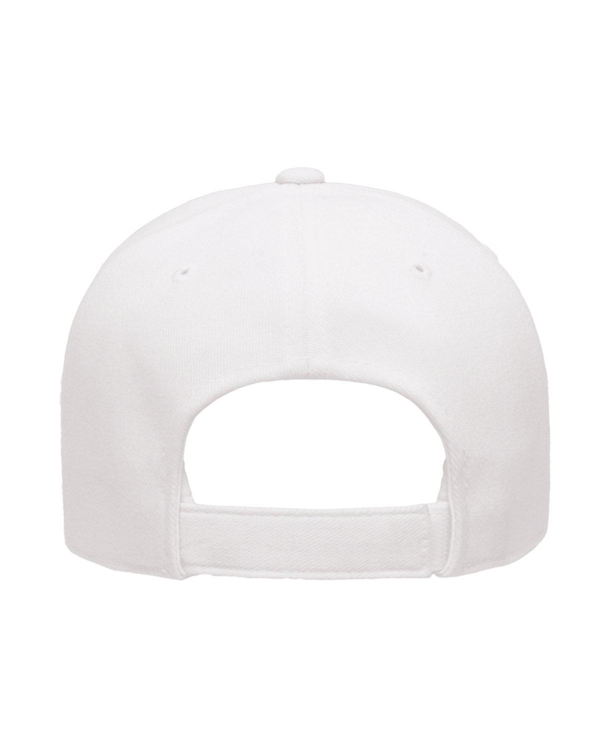 6363V Yupoong Adult Brushed Cotton Twill Mid-Profile Cap - Back Image
