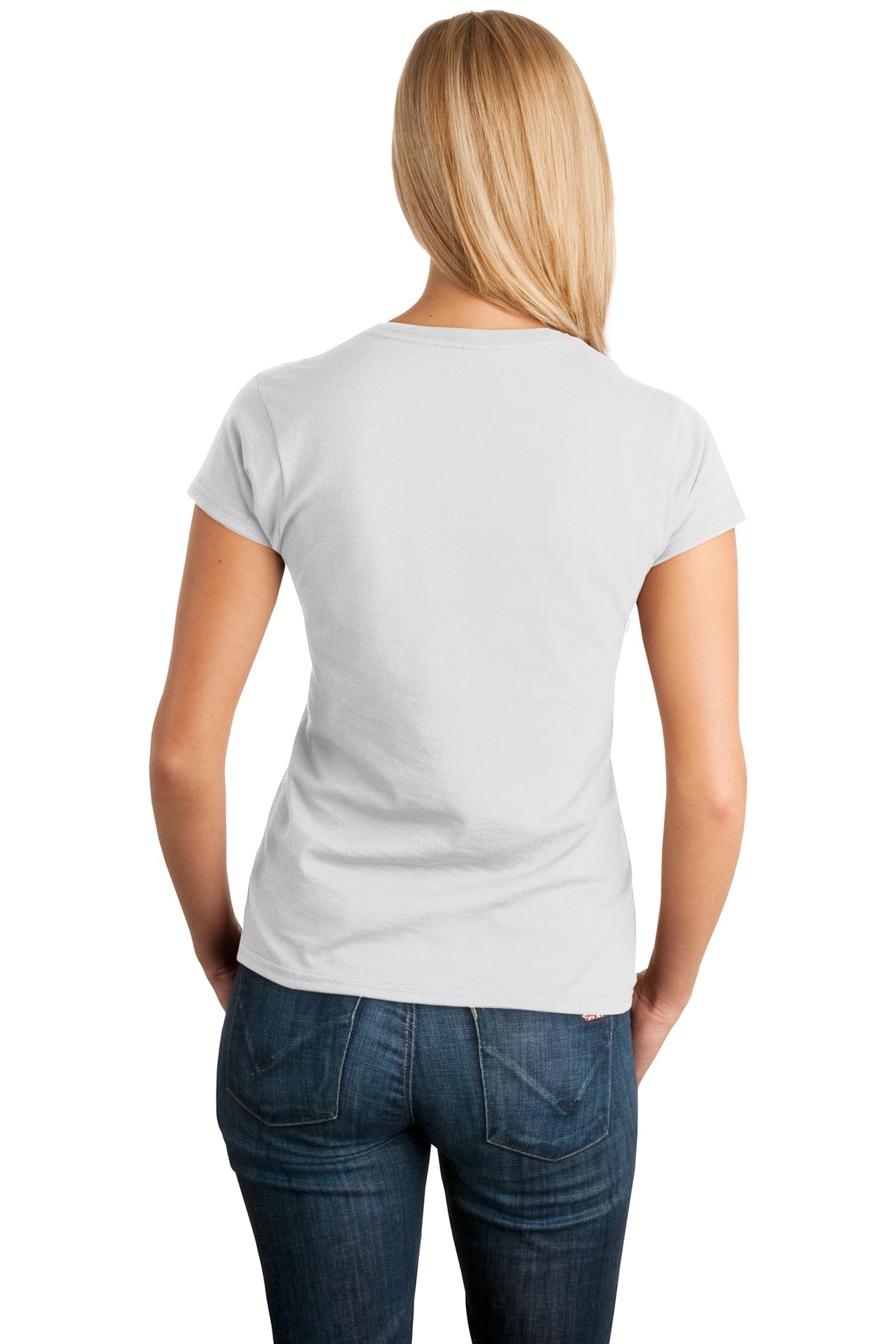 64000L Gildan Softstyle Women’s T-Shirt - Back Image