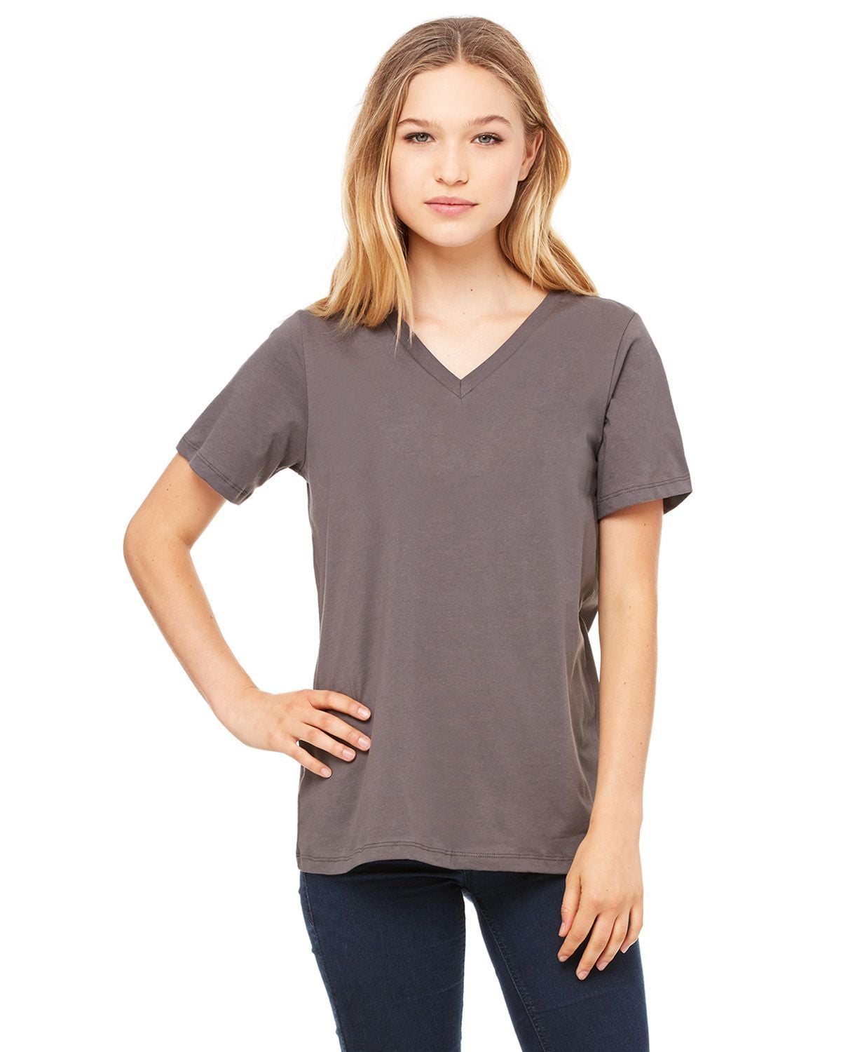 6405 Bella + Canvas Women’s Relaxed Jersey V-Neck Tee 6405 Bella + Canvas Women’s Relaxed Jersey V-Neck Tee