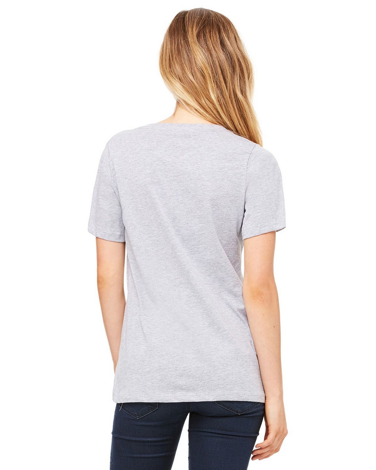 6405 Bella + Canvas Women’s Relaxed Jersey V-Neck Tee 6405 Bella + Canvas Women’s Relaxed Jersey V-Neck Tee - Back Image