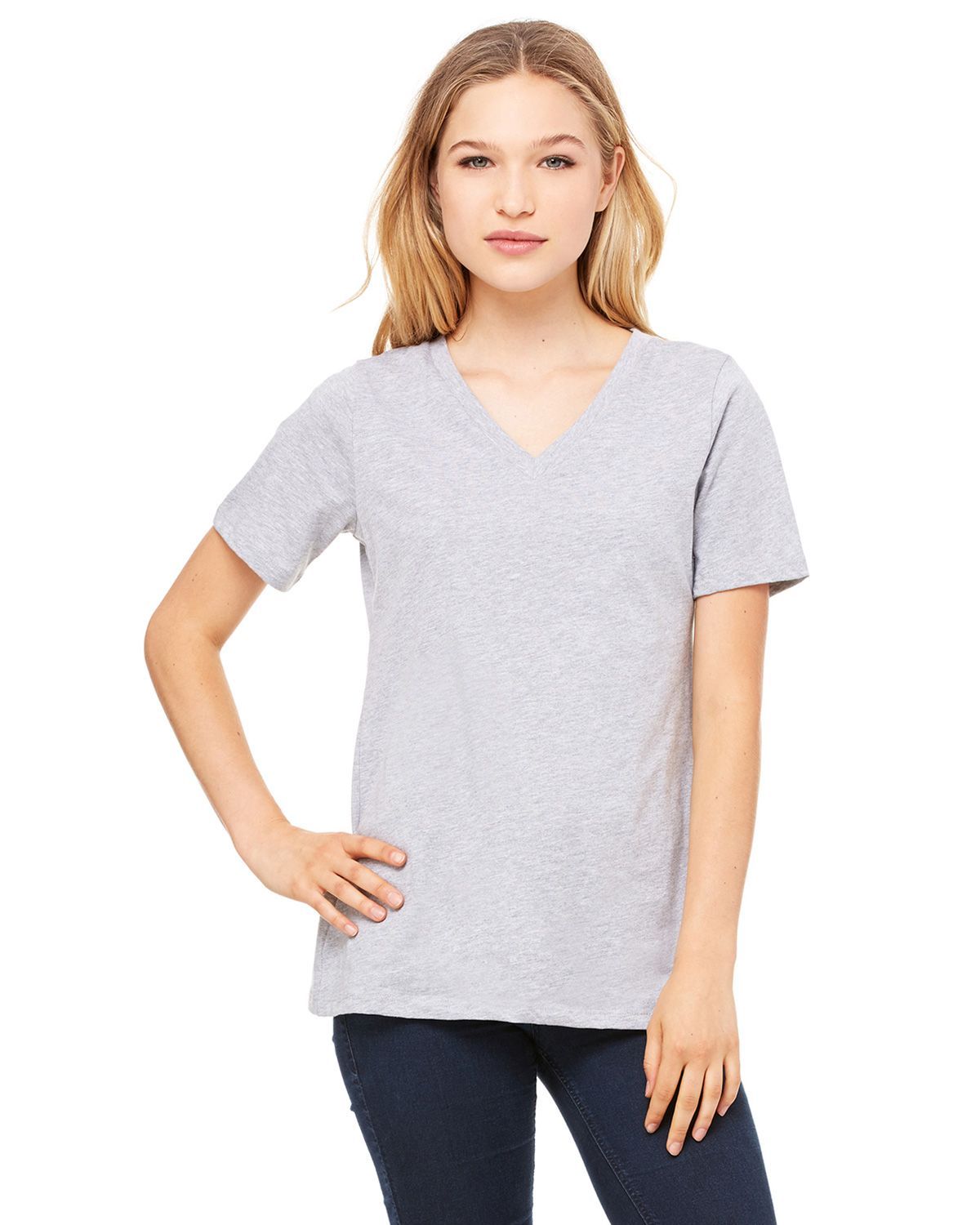 6405 Bella + Canvas Women’s Relaxed Jersey V-Neck Tee 6405 Bella + Canvas Women’s Relaxed Jersey V-Neck Tee