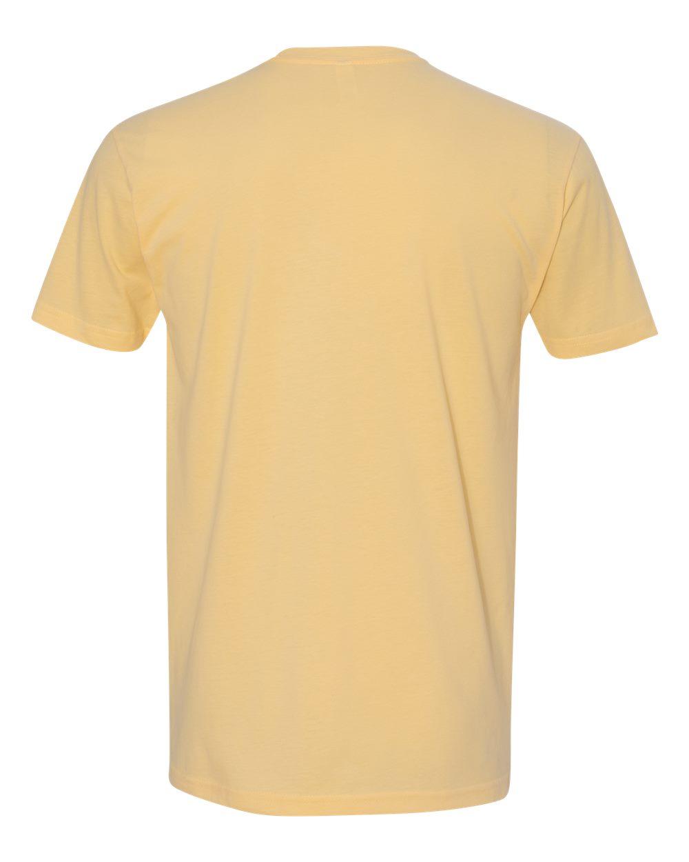 6410 Next Level Unisex CVC Sueded T-Shirt - Back Image