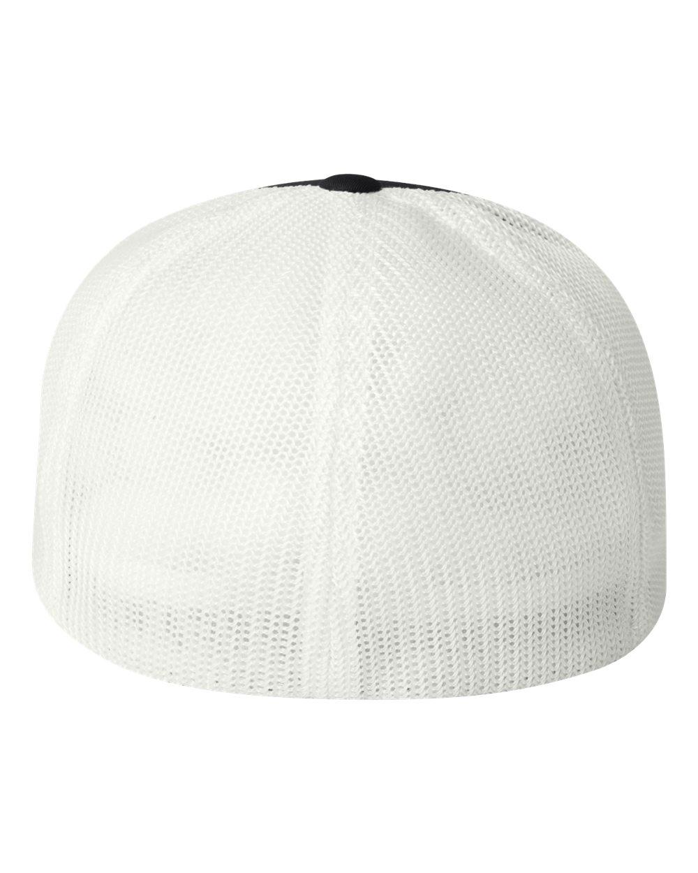 6511 Flexfit Trucker Hat Mesh Cap 6511 Flexfit Trucker Hat Mesh Cap - Back Image