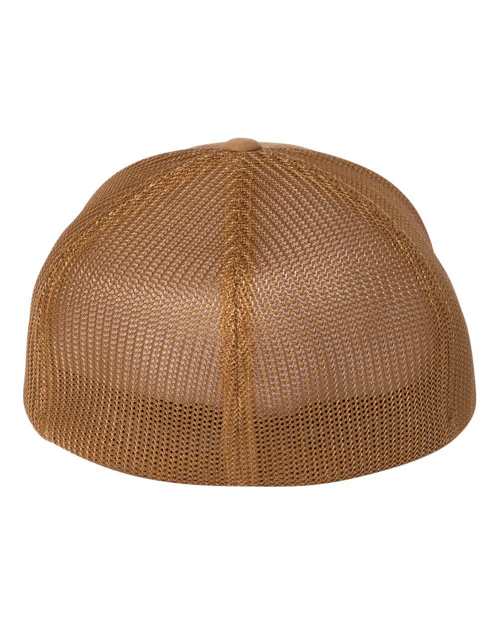 6511 Flexfit Trucker Hat Mesh Cap - Back Image