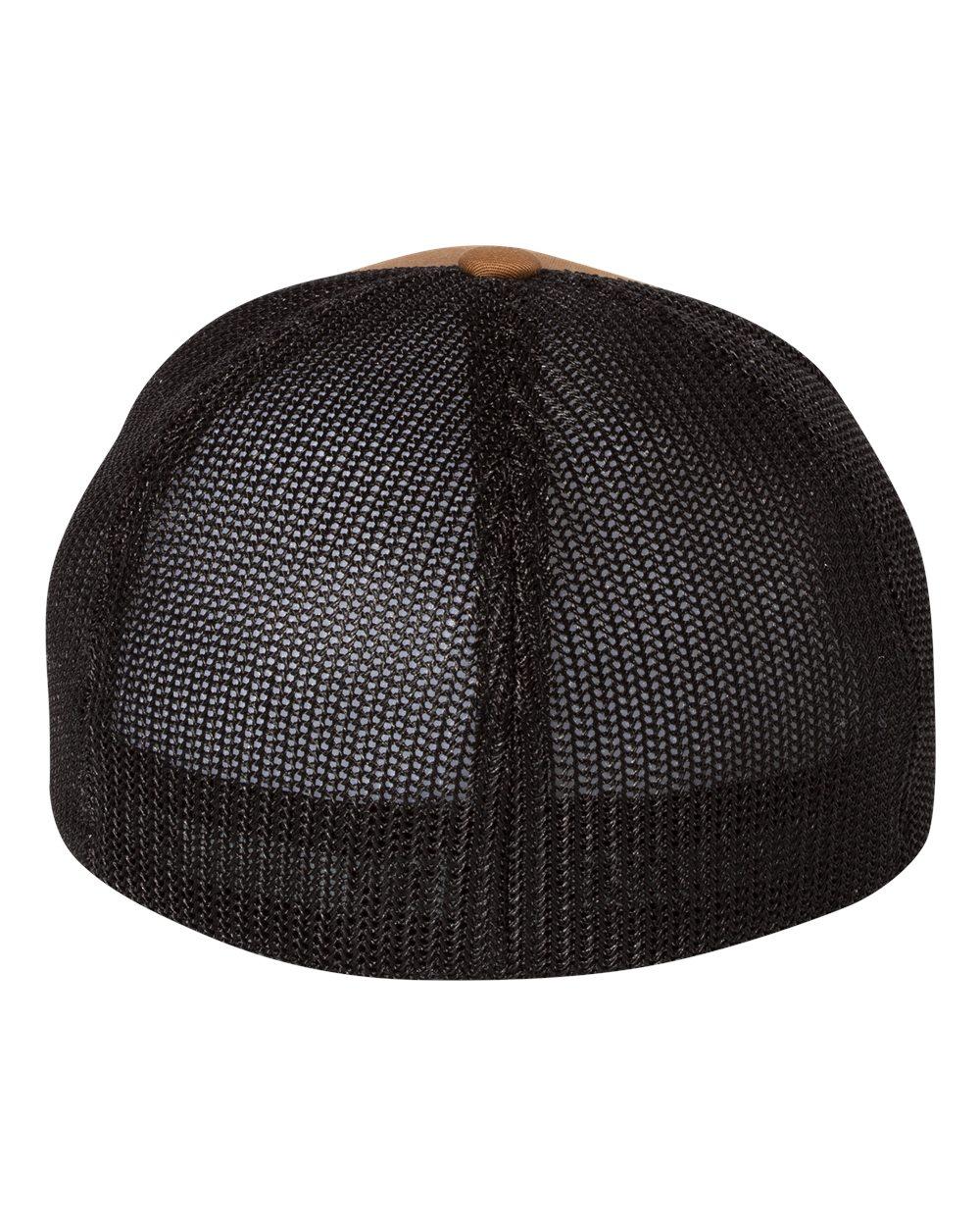 6511 Flexfit Trucker Hat Mesh Cap - Back Image