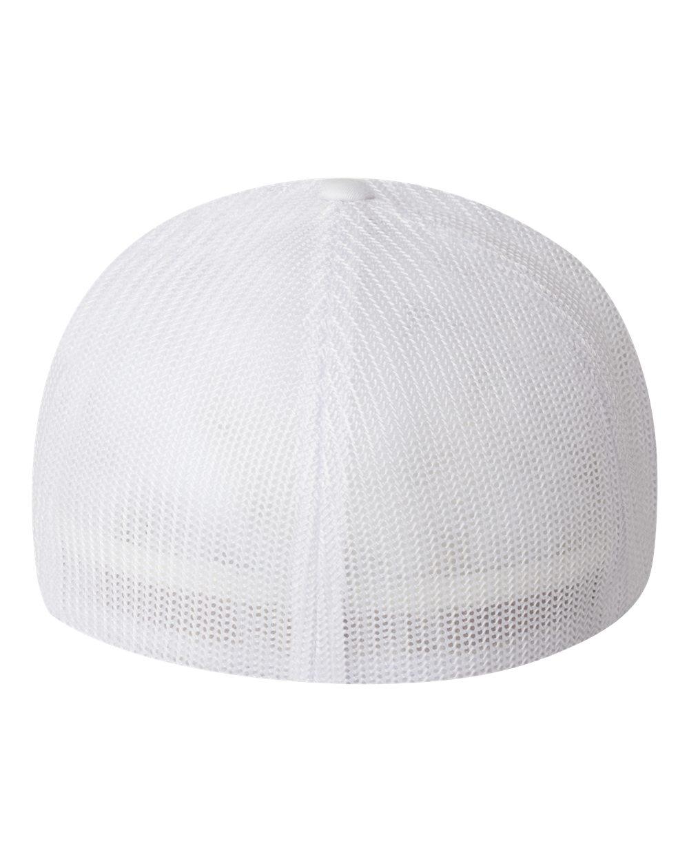 6511 Flexfit Trucker Hat Mesh Cap - Back Image