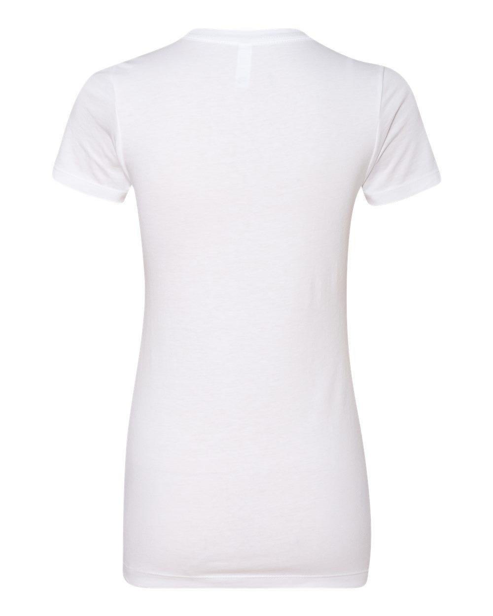 6610 Next Level Women’s CVC Short Sleeve Crew - Back Image