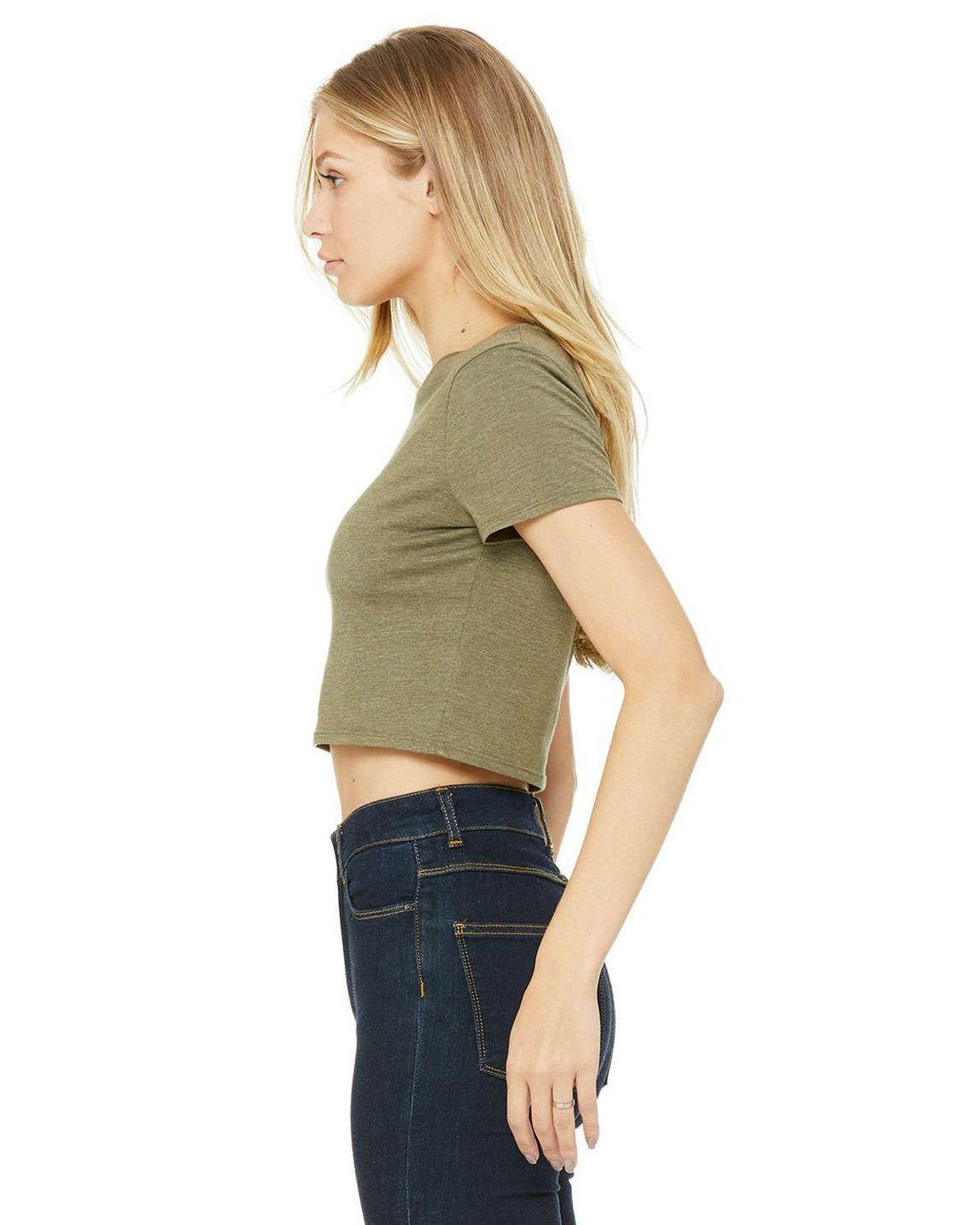 6681 Bella + Canvas Women’s Crop Tee 6681 Bella + Canvas Women’s Crop Tee - Siide Image