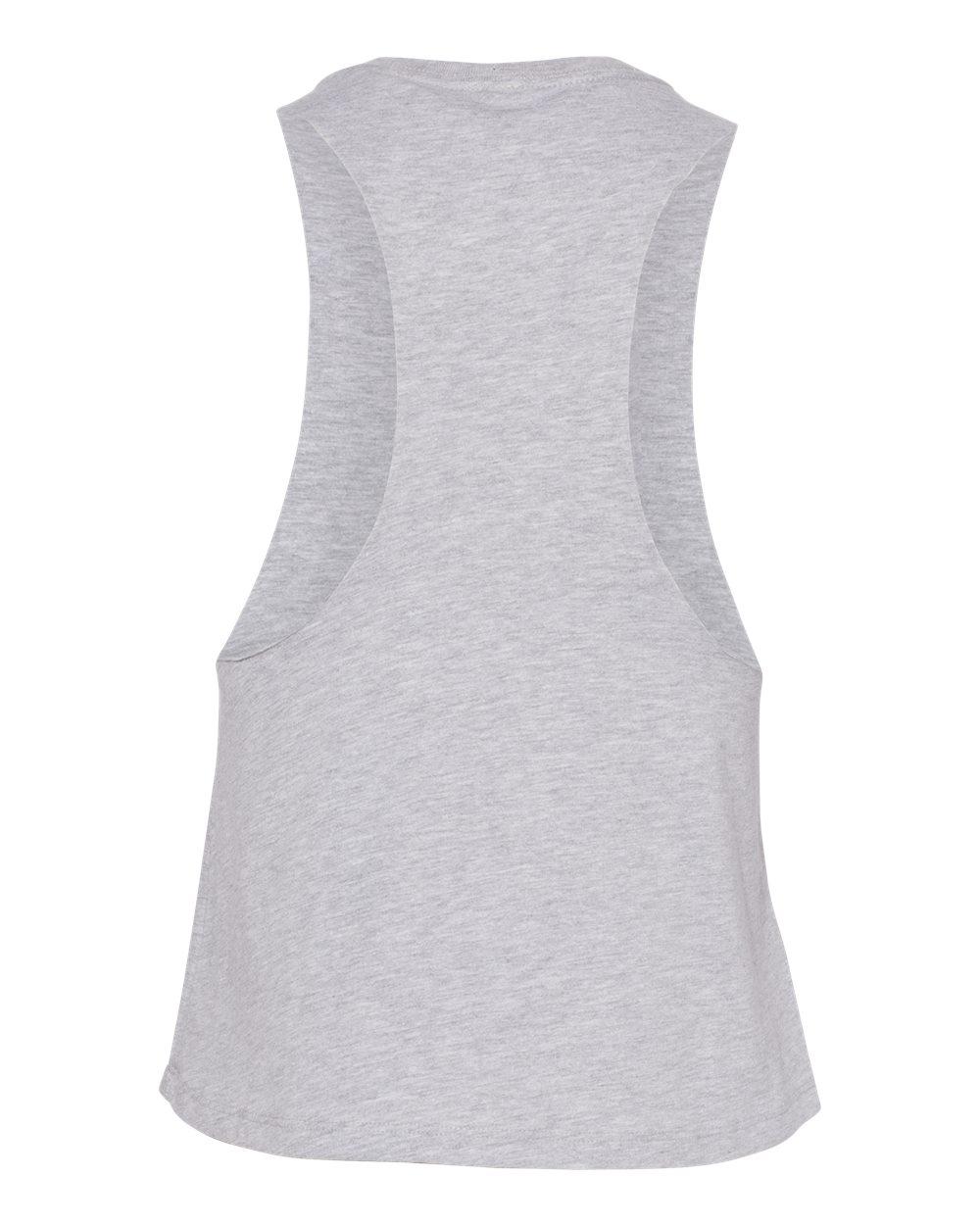6682 Bella + Canvas Womens Racerback Cropped Tank - Back Image
