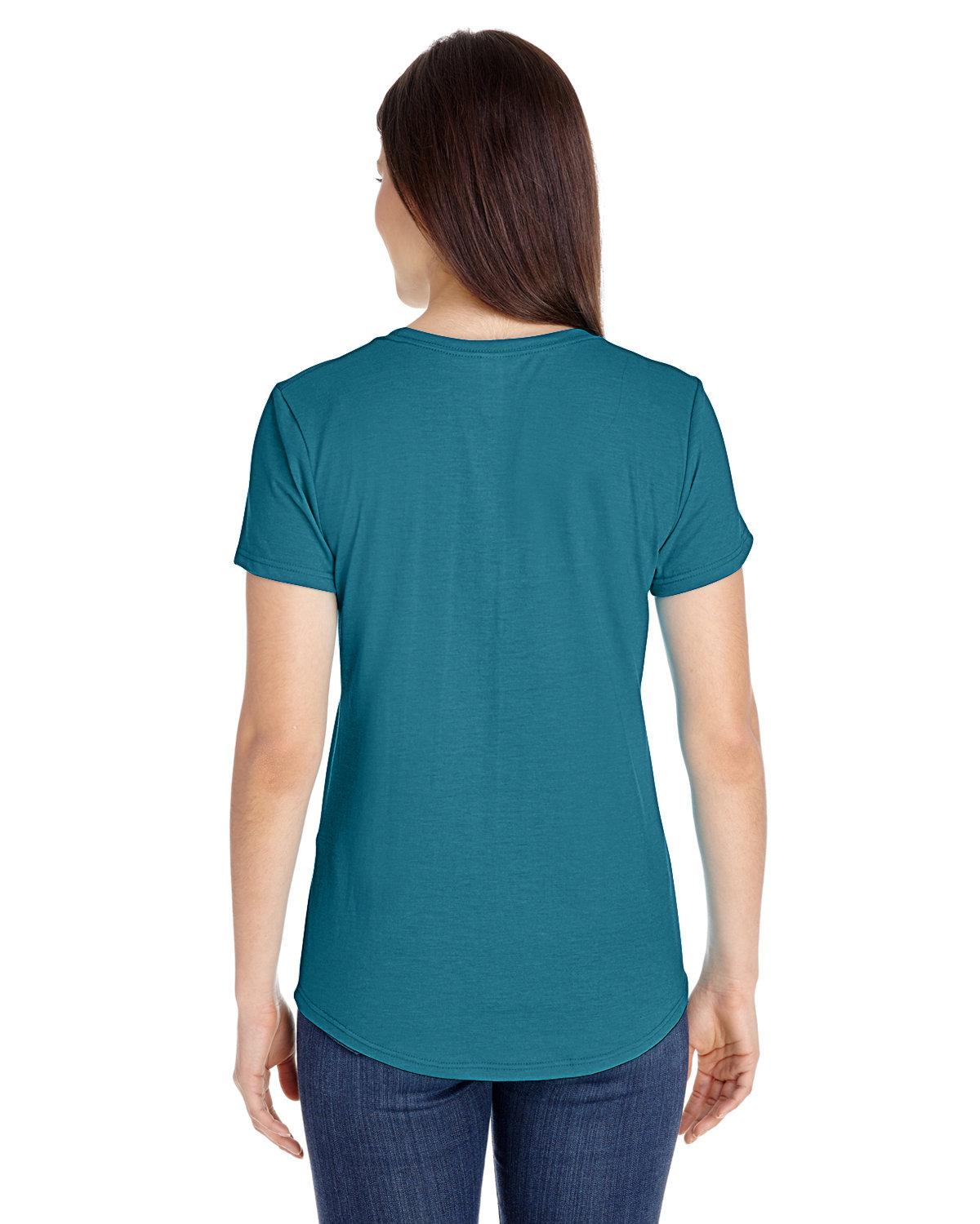 6750L Anvil Women’s Triblend T-Shirt - Back Image
