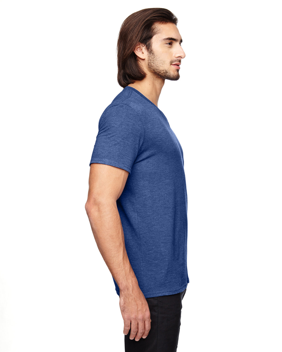 6752 Anvil Triblend V-Neck T-Shirt 6752 Anvil Triblend V-Neck T-Shirt - Siide Image