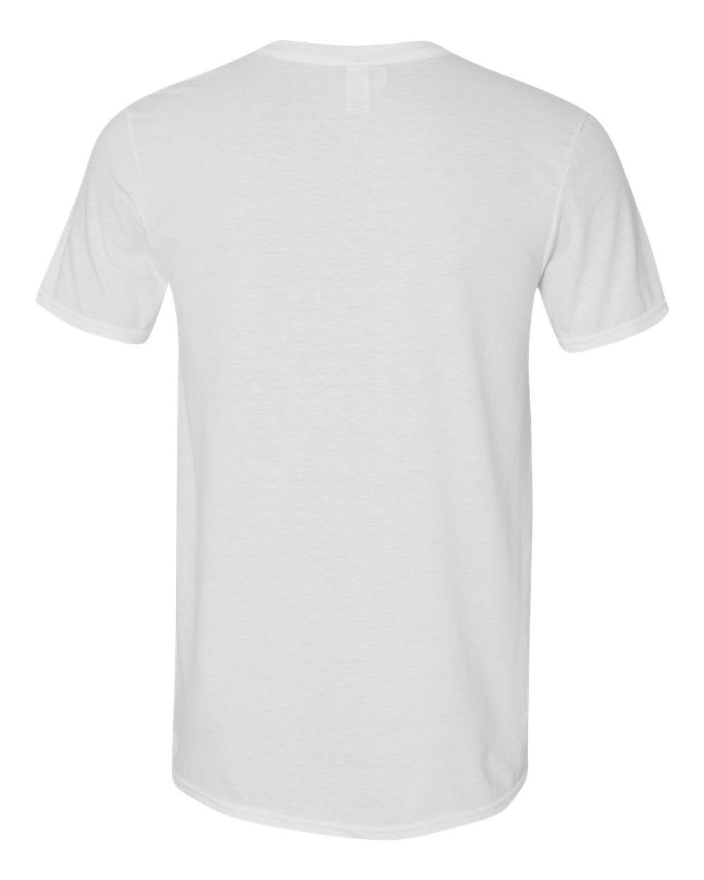 6752 Anvil Triblend V-Neck T-Shirt - Back Image