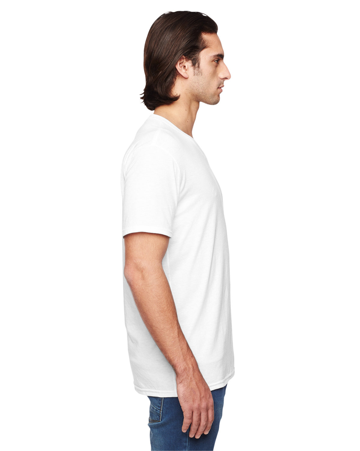 6752 Anvil Triblend V-Neck T-Shirt - Siide Image