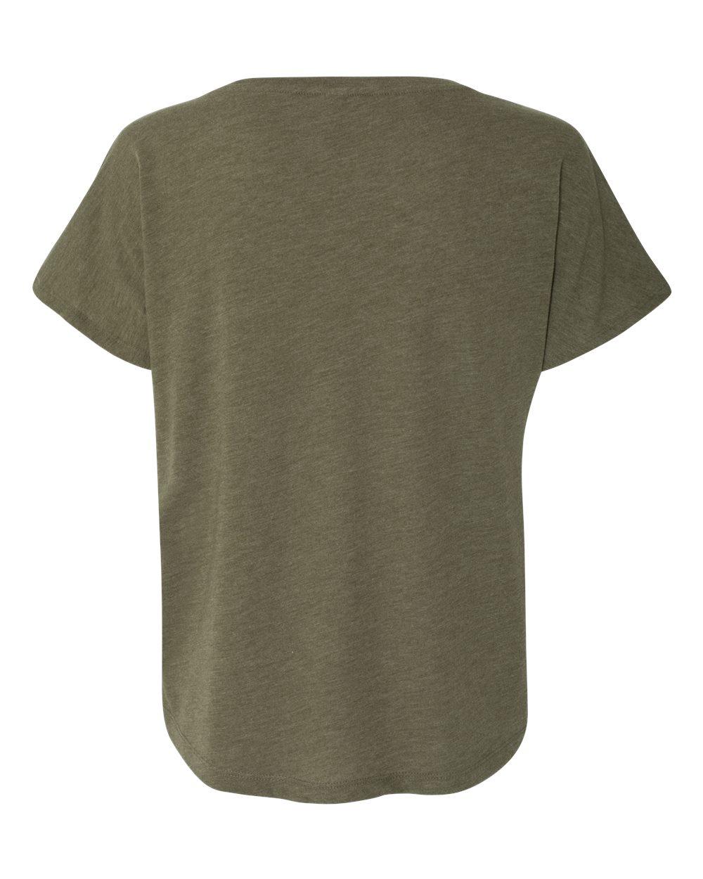 6760 Next Level Women’s Triblend Short Sleeve Dolman - Back Image