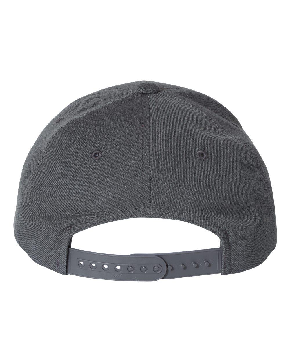 6789M Yupoong Premium Curved Visor Snapback 6789M Yupoong Premium Curved Visor Snapback - Back Image